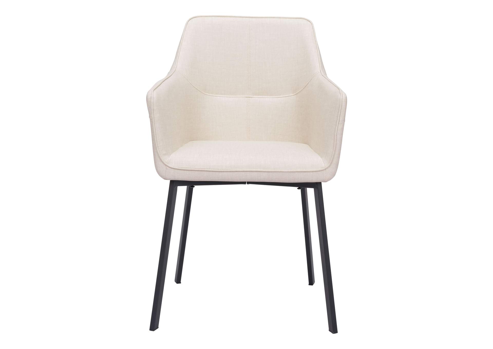 Adage Dining Chair (Set Of 2) Beige,Zuo