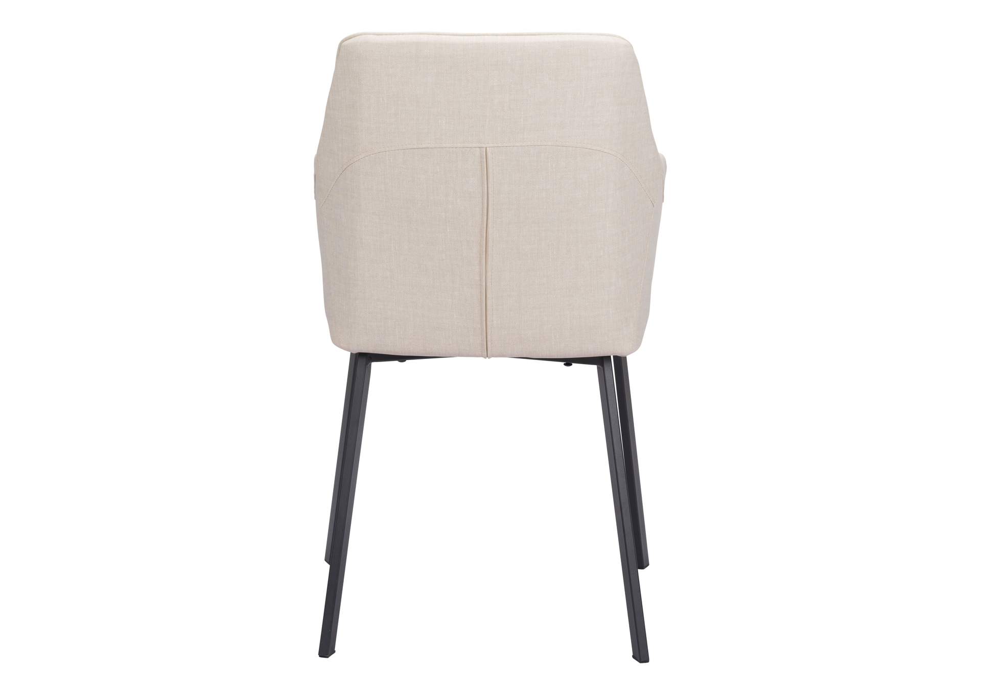 Adage Dining Chair (Set Of 2) Beige,Zuo