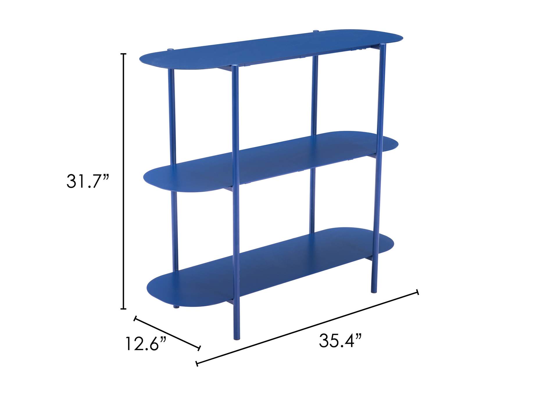 Tre Console Table Blue,Zuo