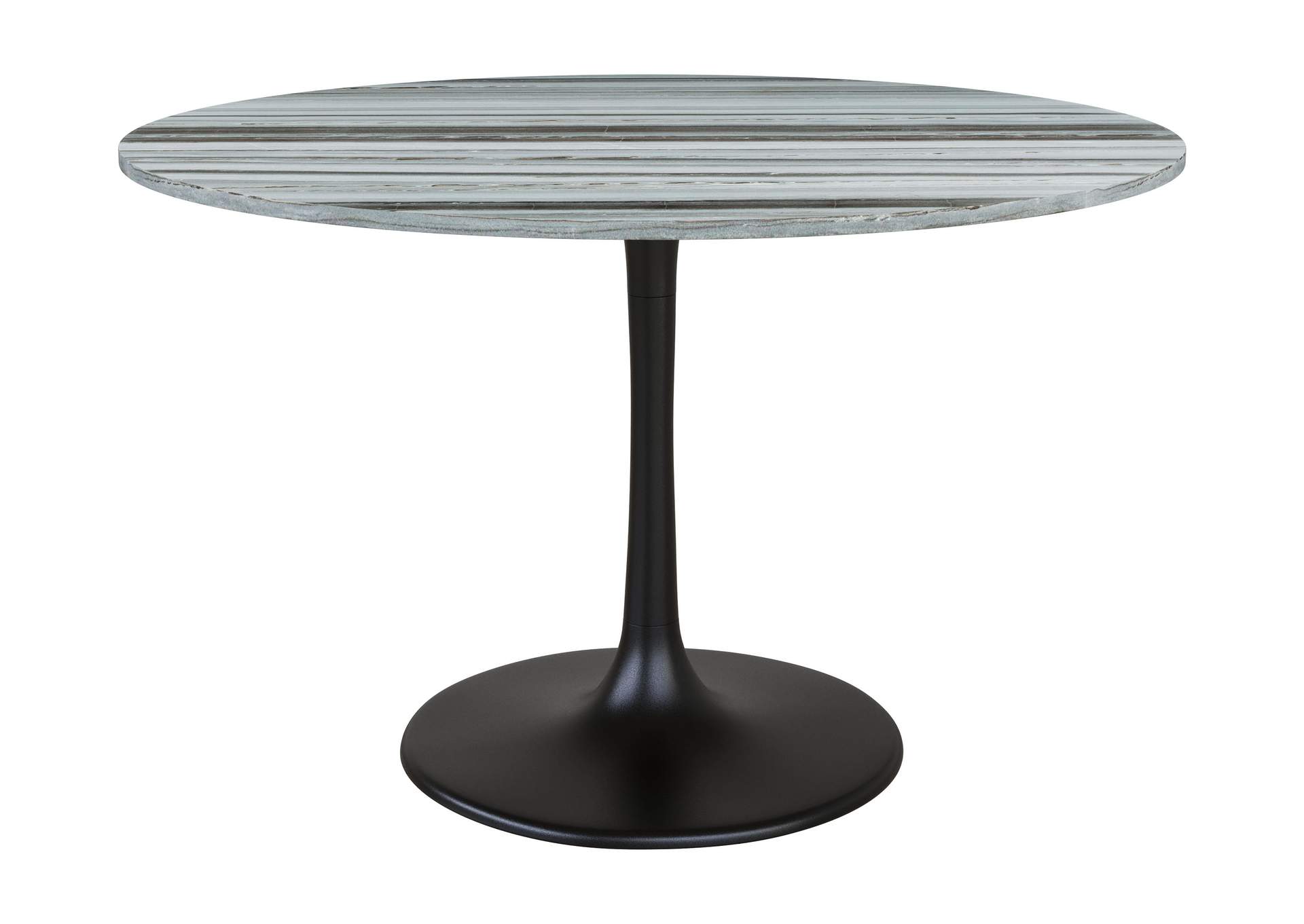 Central City Dining Table Gray & Black,Zuo