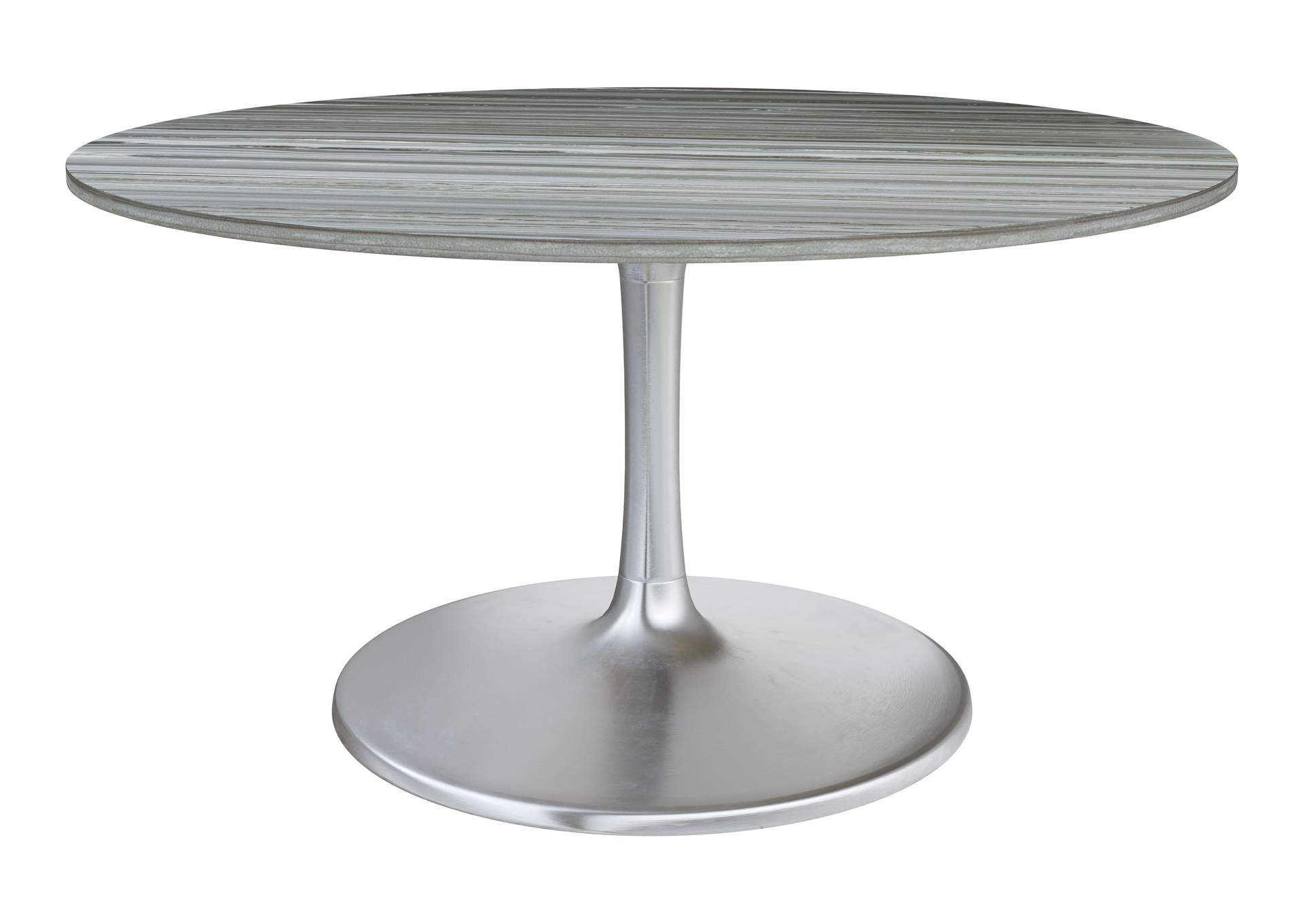 Star City Dining Table 60" Gray,Zuo