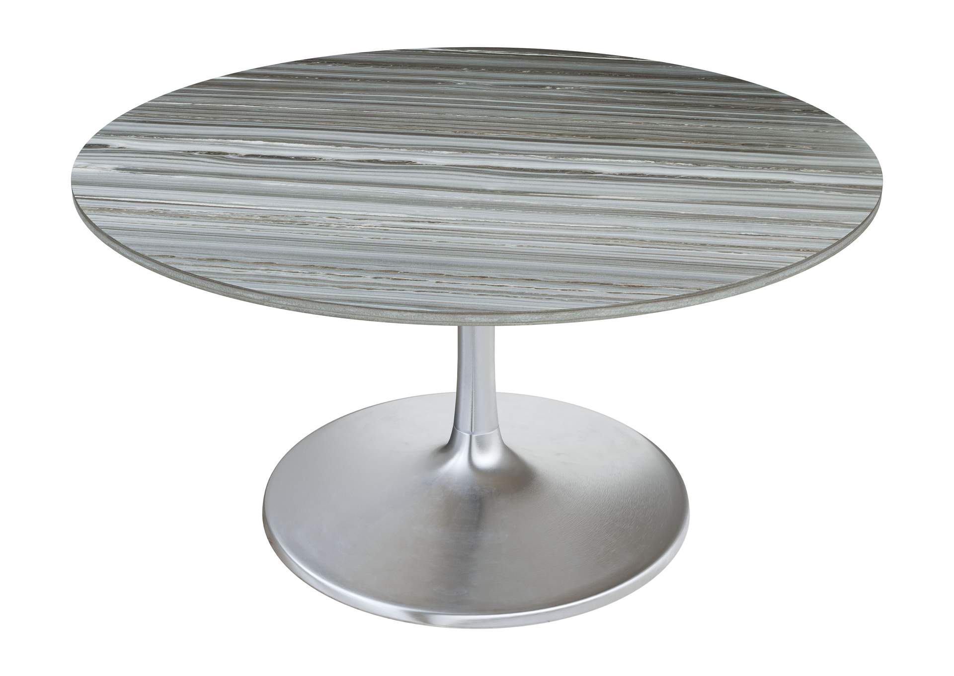Star City Dining Table 60" Gray,Zuo
