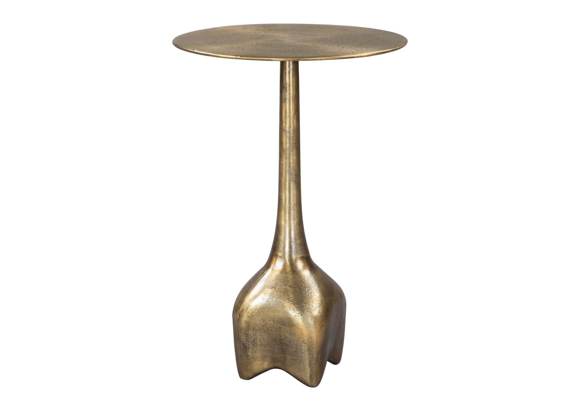 Lexi Side Table Antique Brass,Zuo