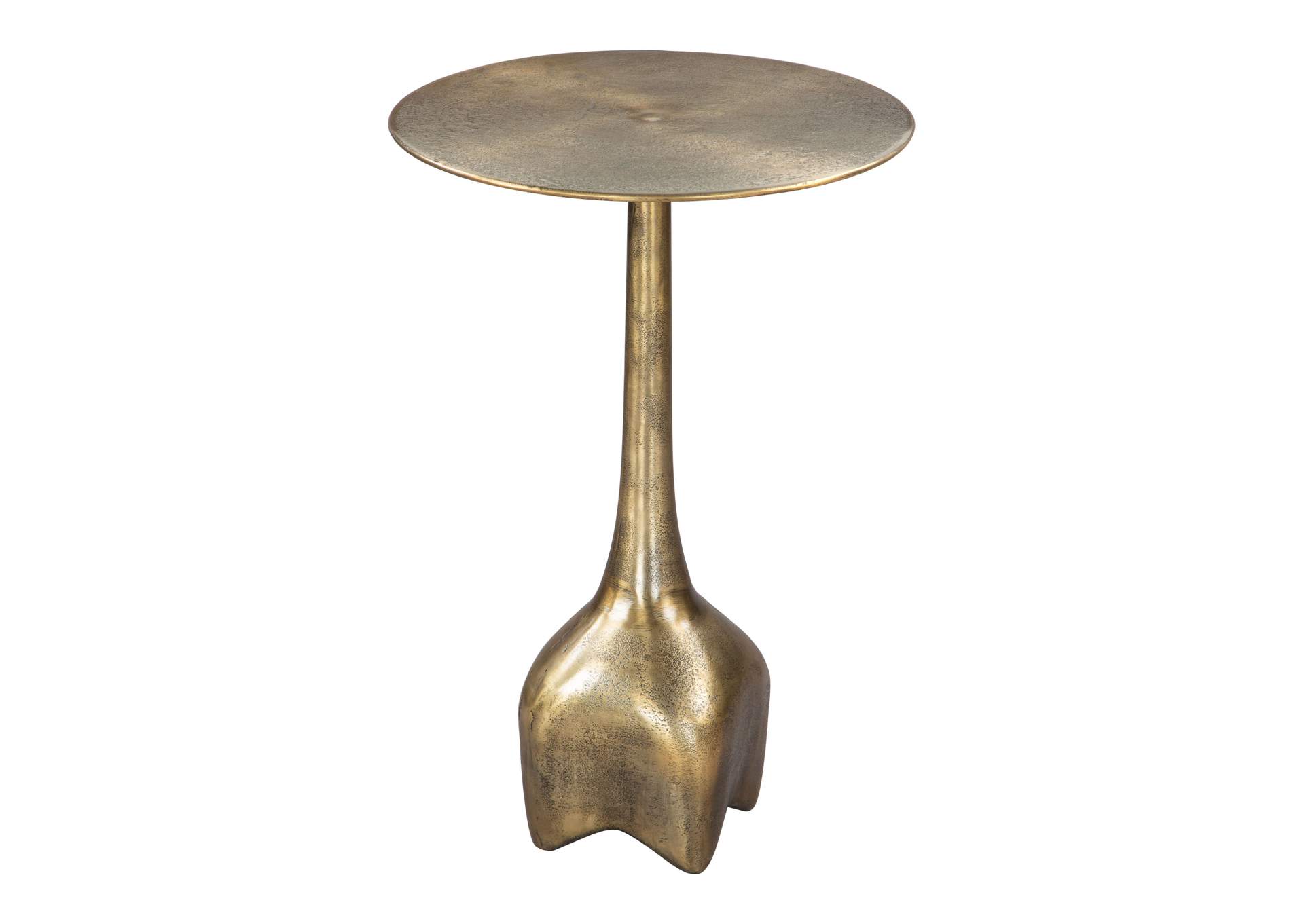 Lexi Side Table Antique Brass,Zuo