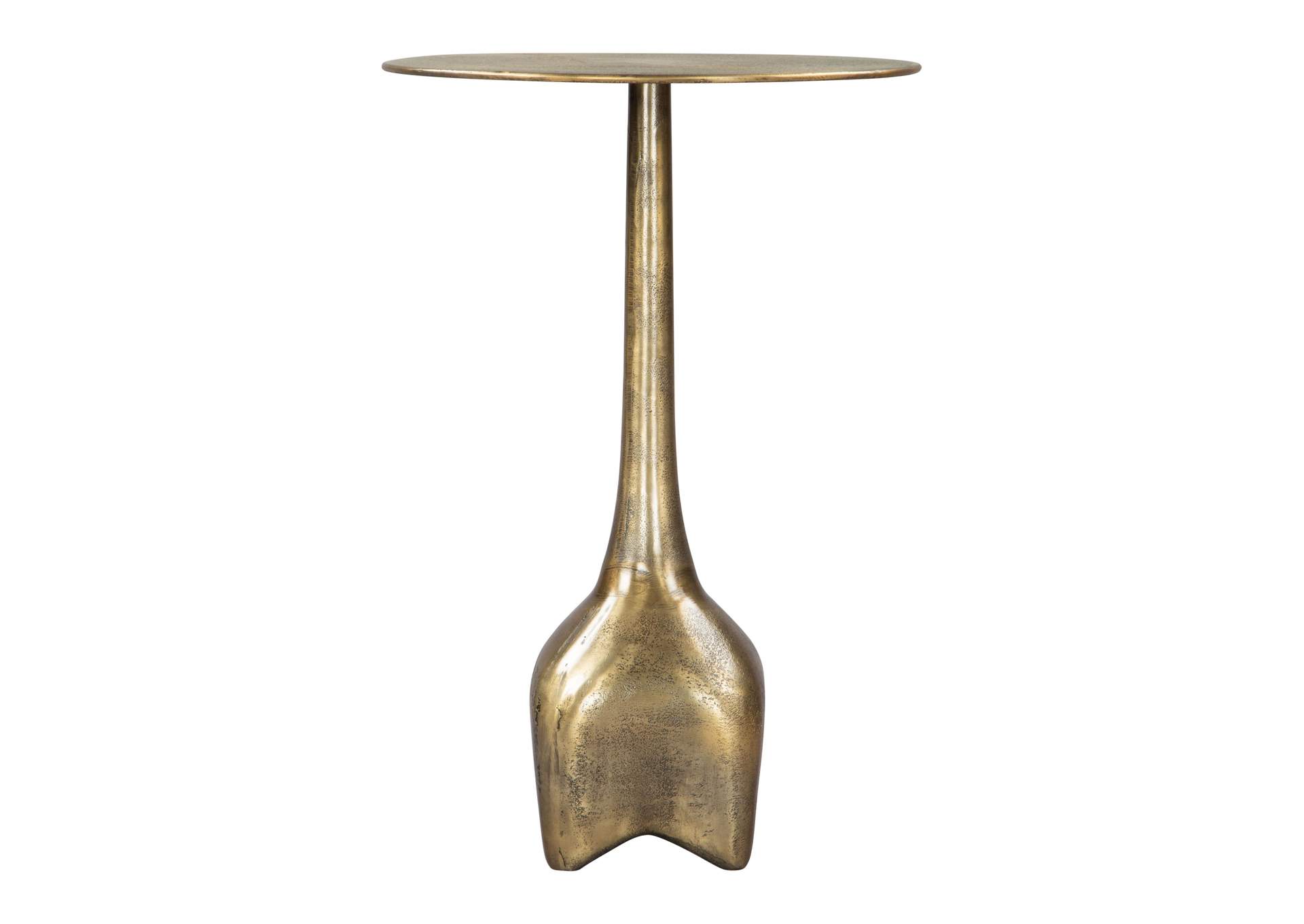 Lexi Side Table Antique Brass,Zuo