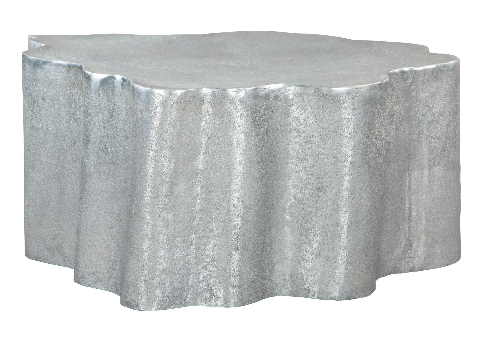 Kortha Coffee Table Antique Silver,Zuo