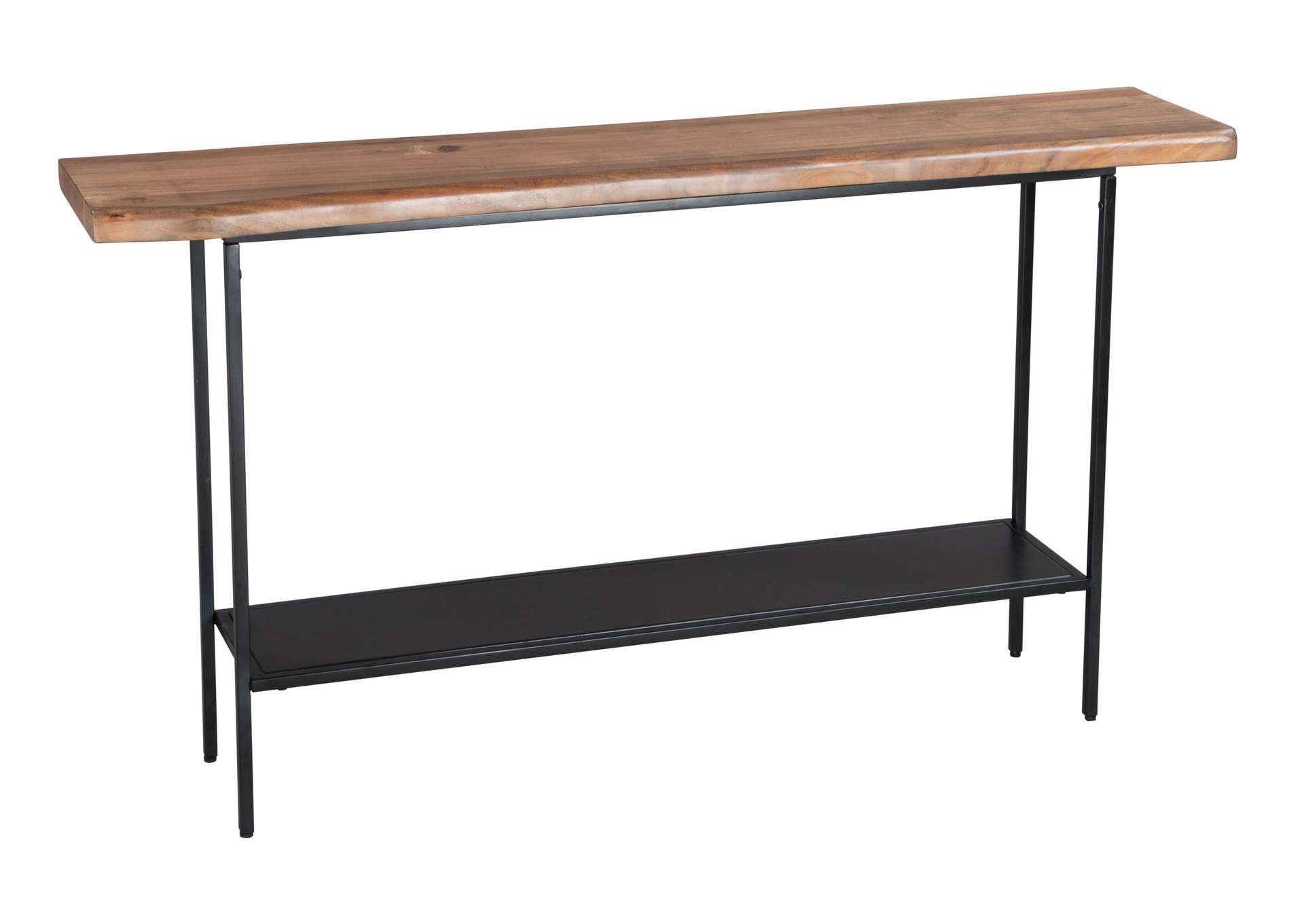 Mezza Console Table Natural & Black,Zuo