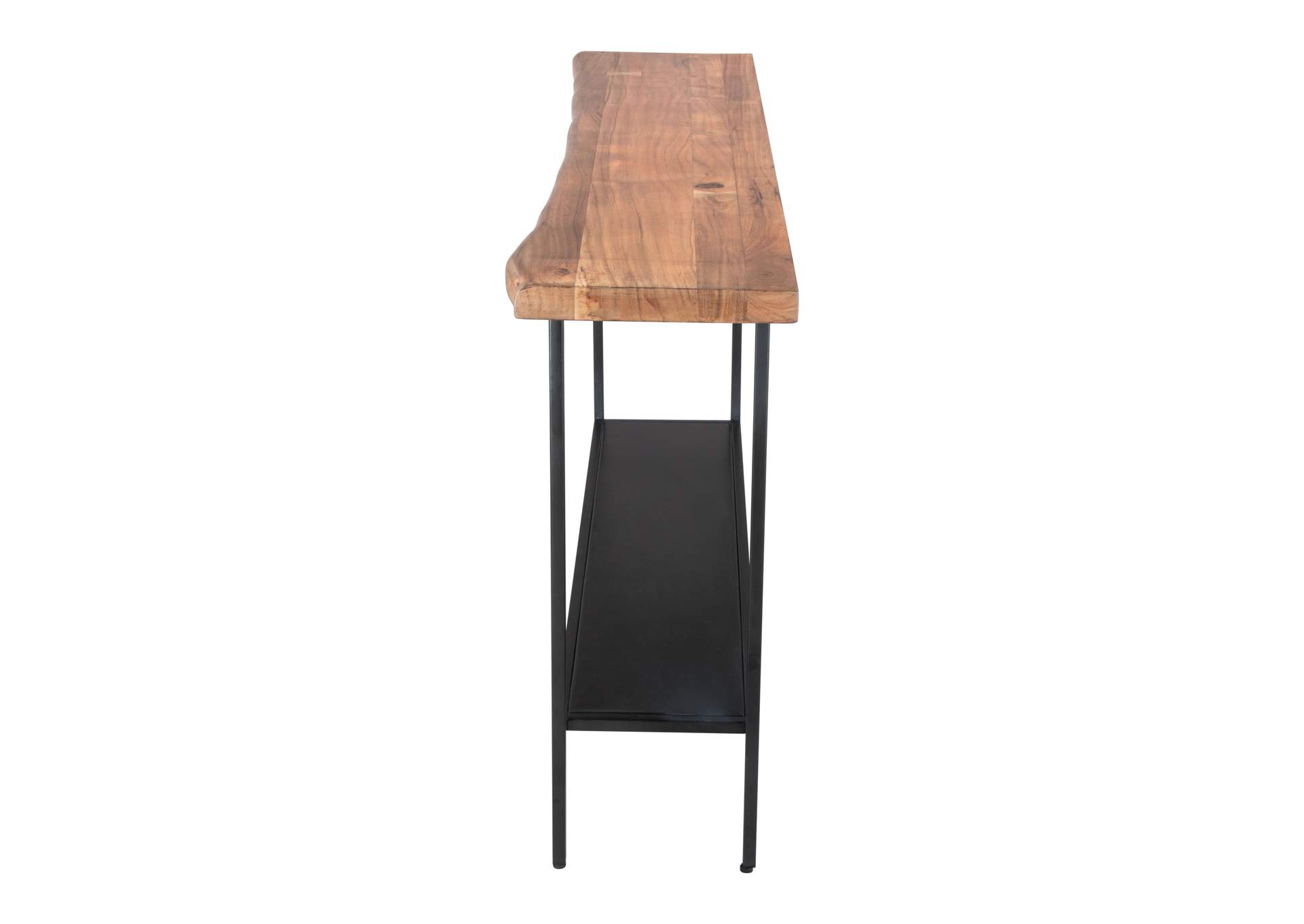 Mezza Console Table Natural & Black,Zuo