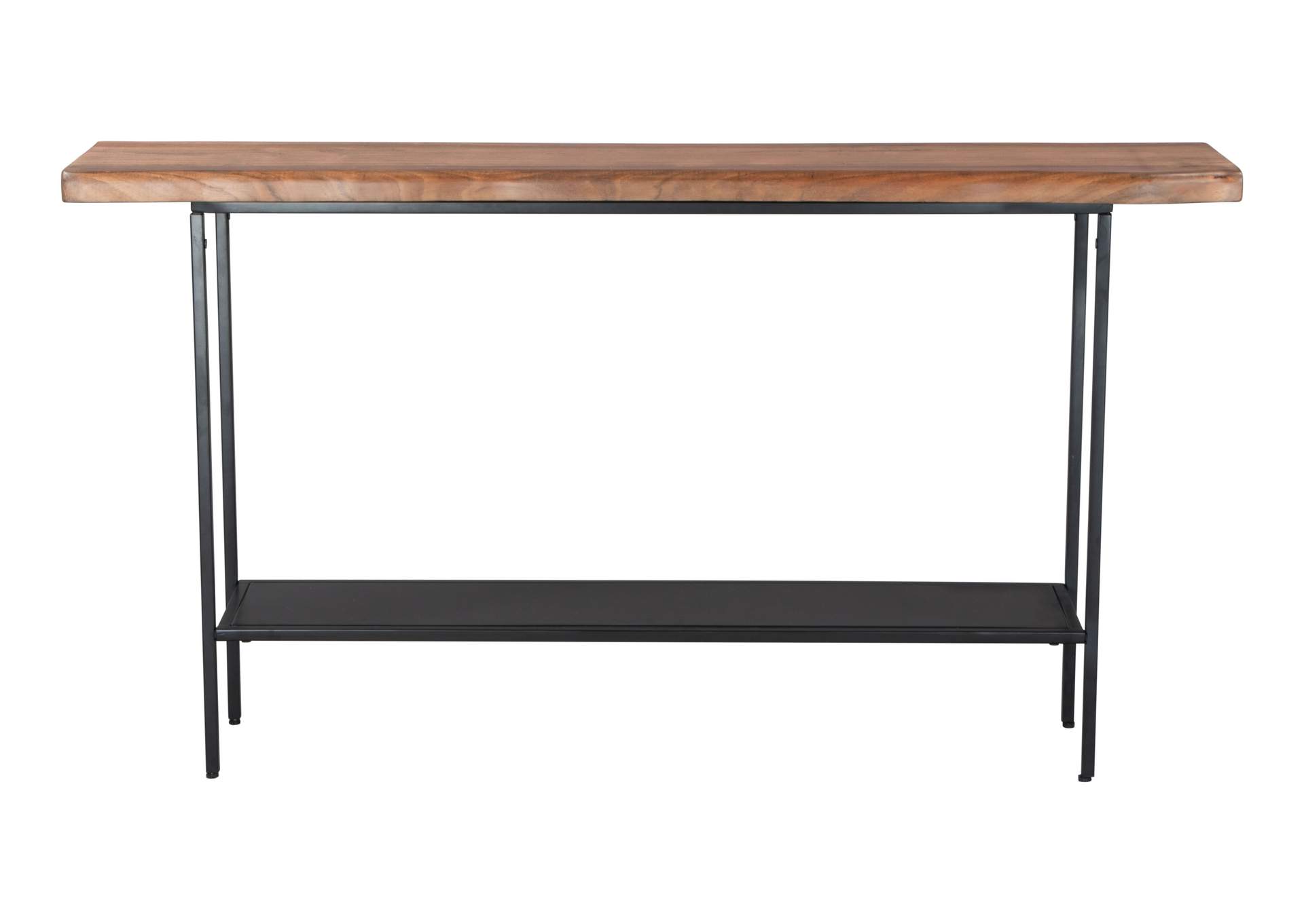 Mezza Console Table Natural & Black,Zuo