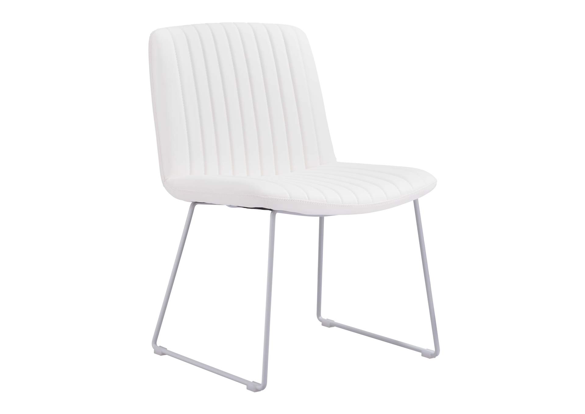 Joy Dining Chair (Set Of 2) White,Zuo