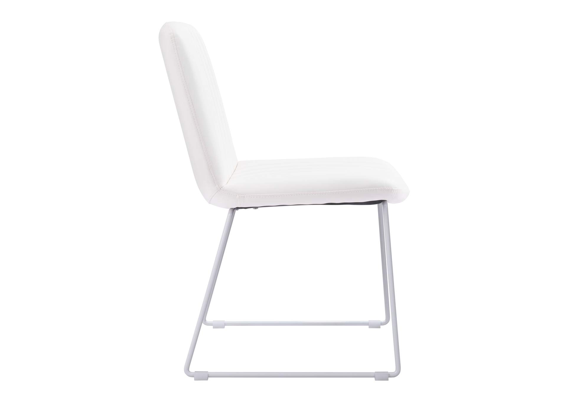 Joy Dining Chair (Set Of 2) White,Zuo