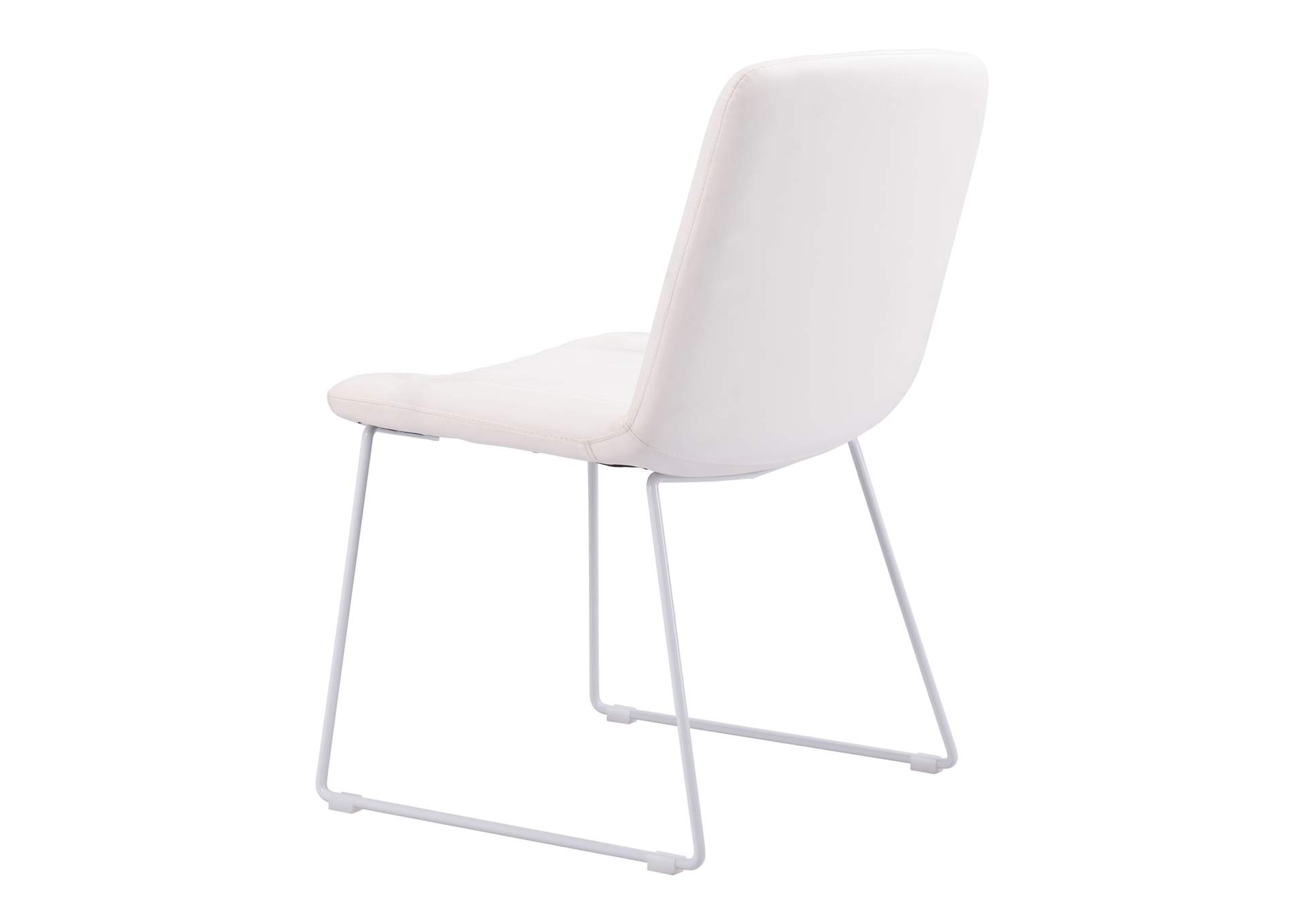 Joy Dining Chair (Set Of 2) White,Zuo