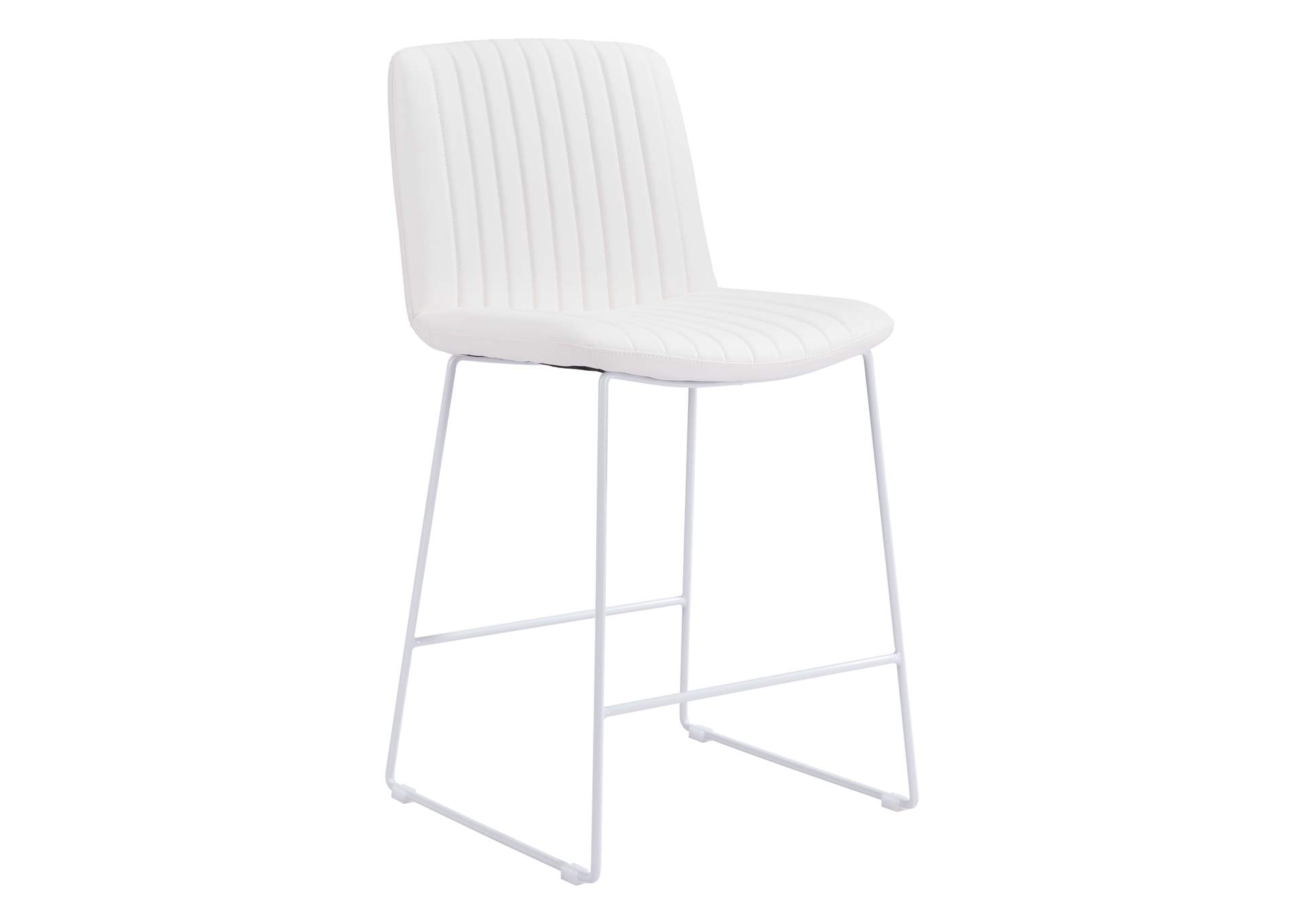 Mode Counter Stool (Set Of 2) White,Zuo