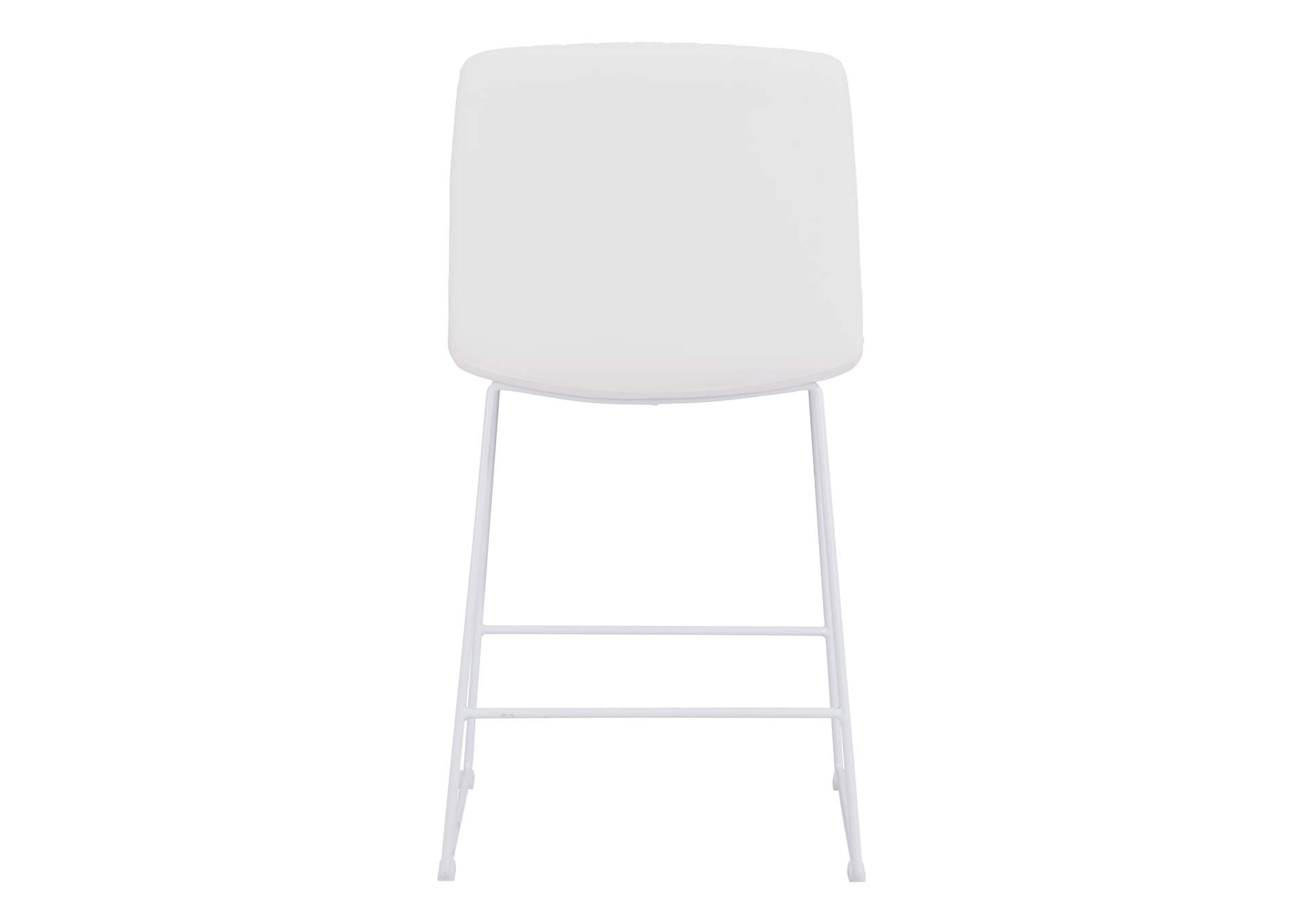 Mode Counter Stool (Set Of 2) White,Zuo