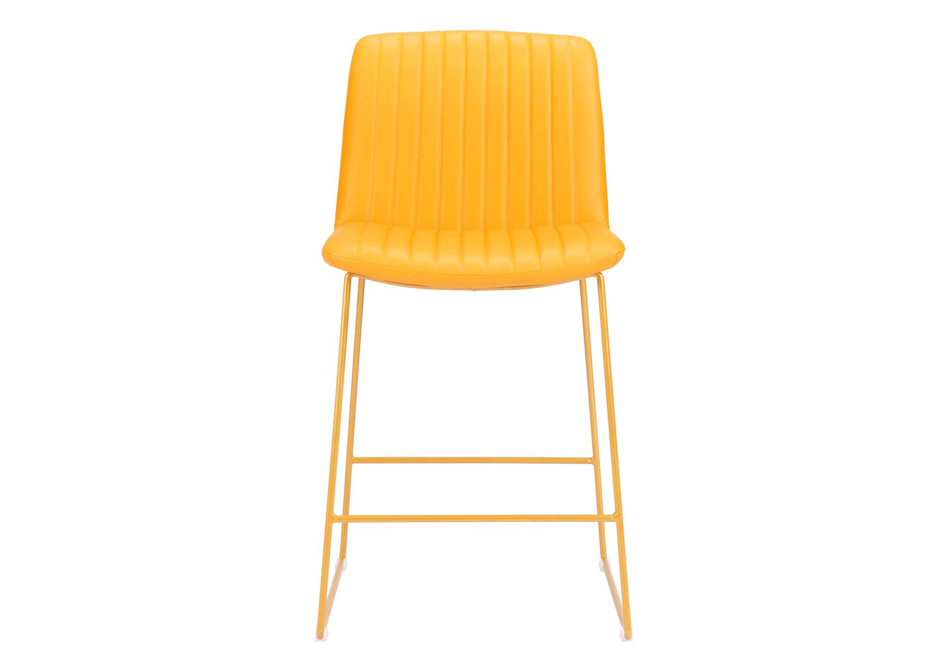 Mode Counter Stool (Set Of 2) Yellow,Zuo
