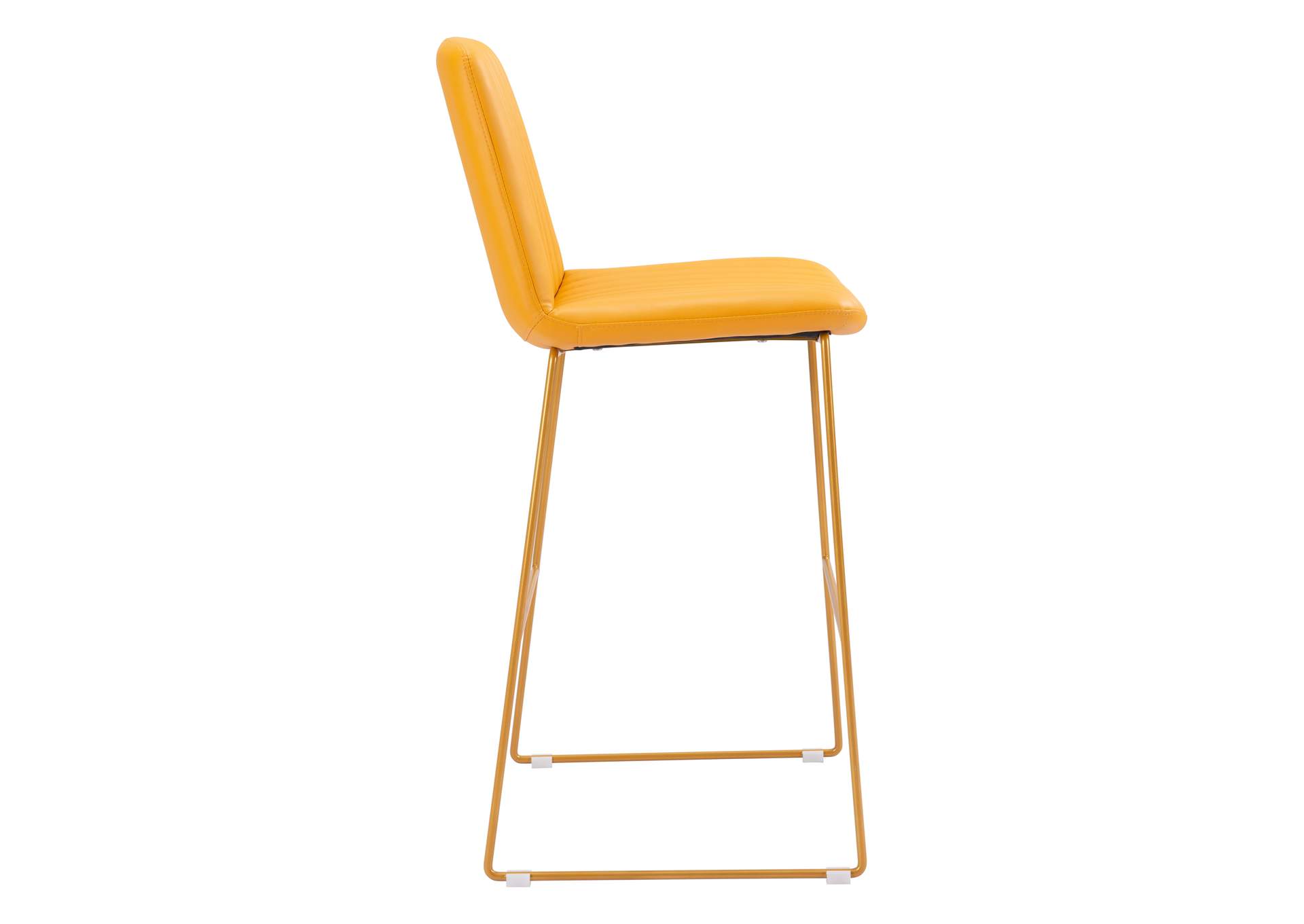 Mode Barstool (Set Of 2) Yellow,Zuo