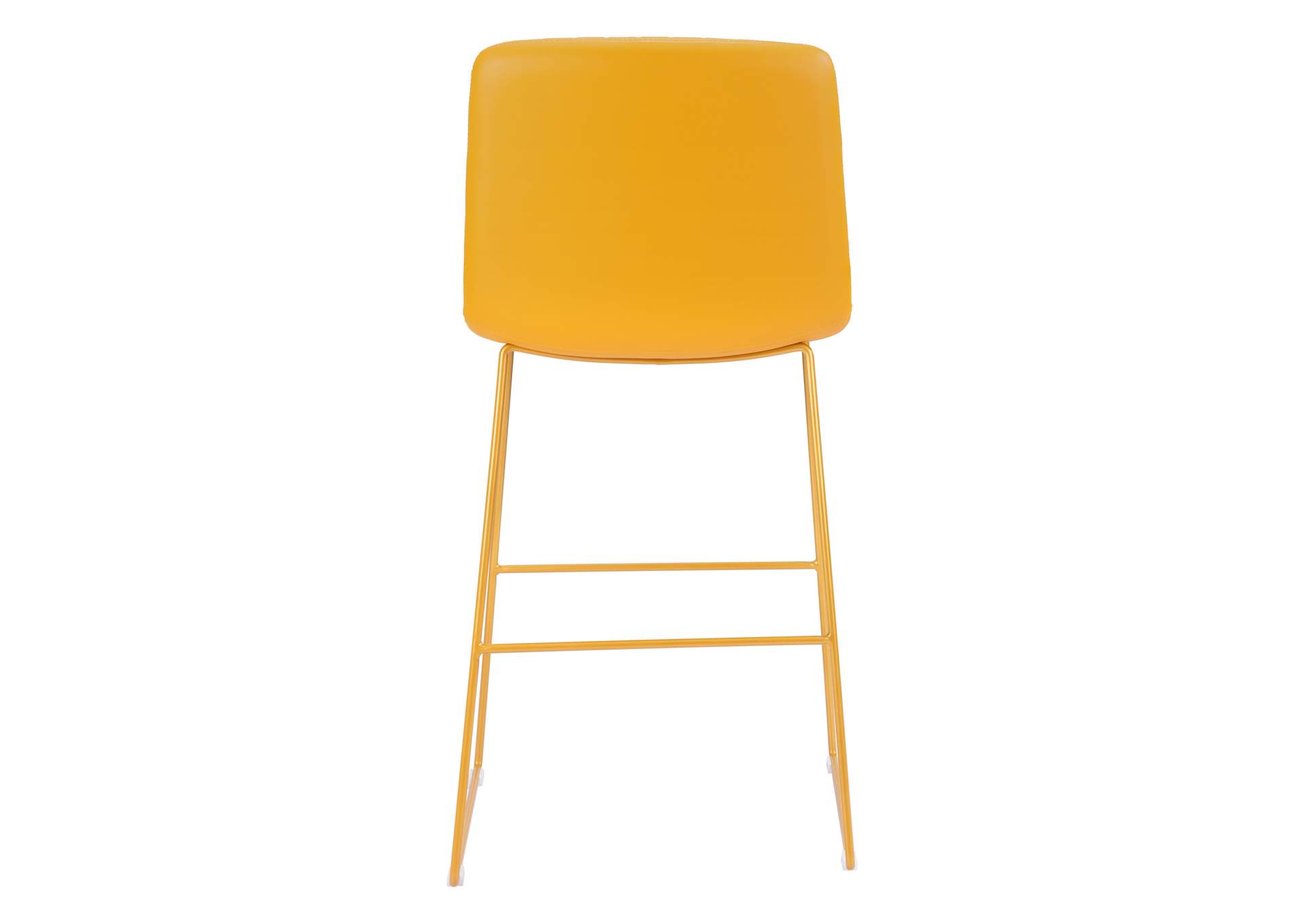 Mode Barstool (Set Of 2) Yellow,Zuo