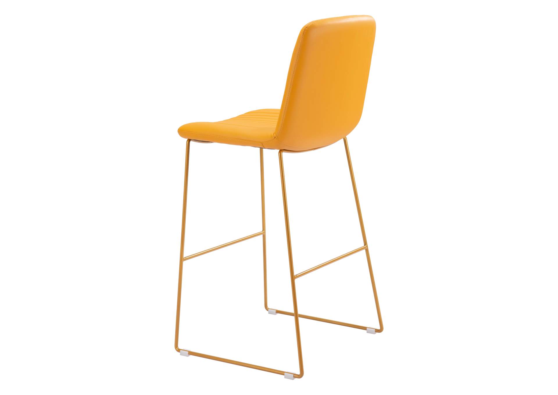 Mode Barstool (Set Of 2) Yellow,Zuo