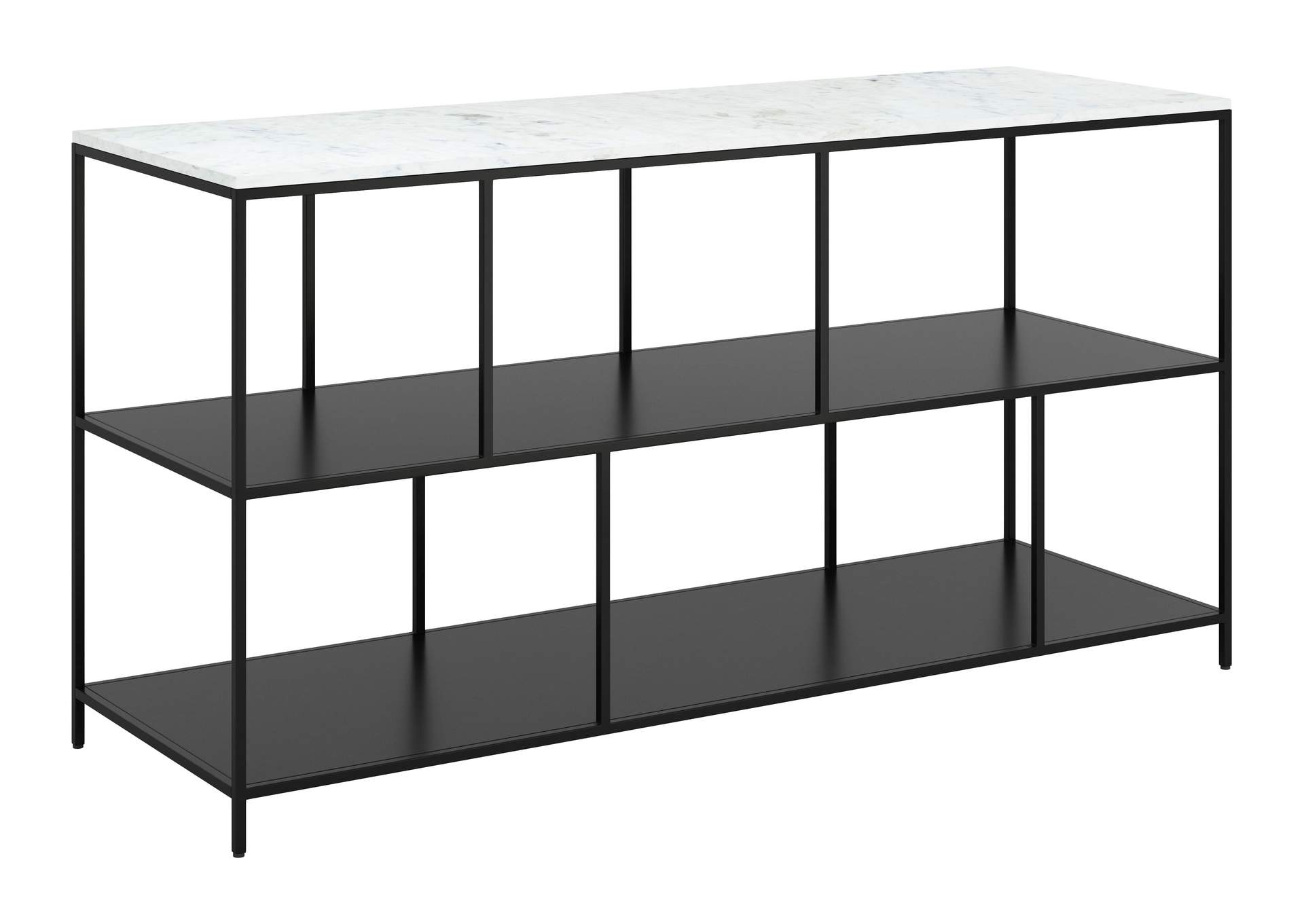 Singularity Console Table White & Black,Zuo