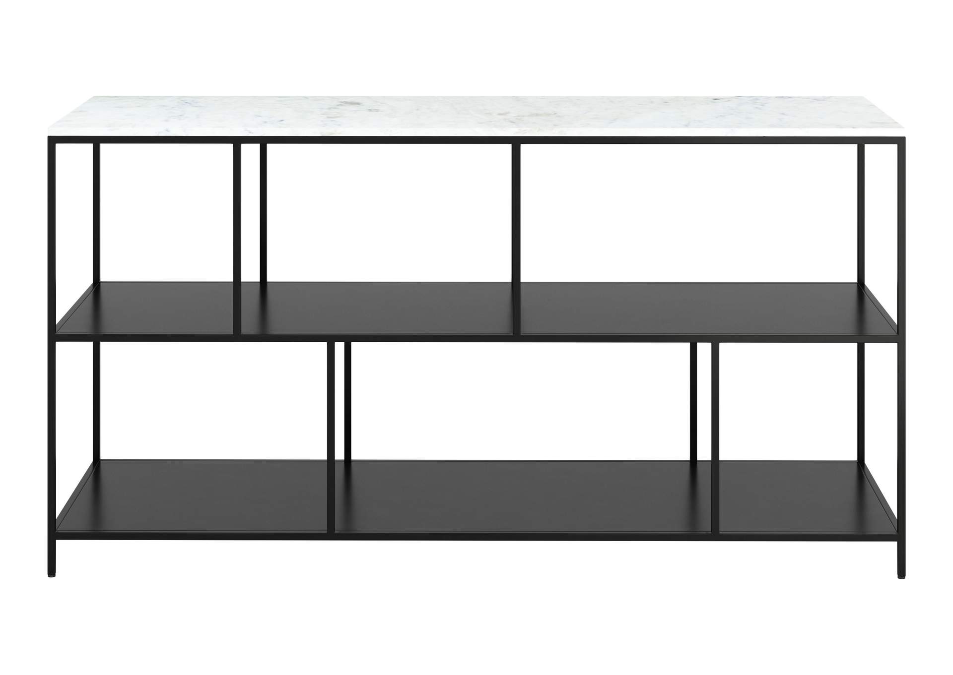 Singularity Console Table White & Black,Zuo