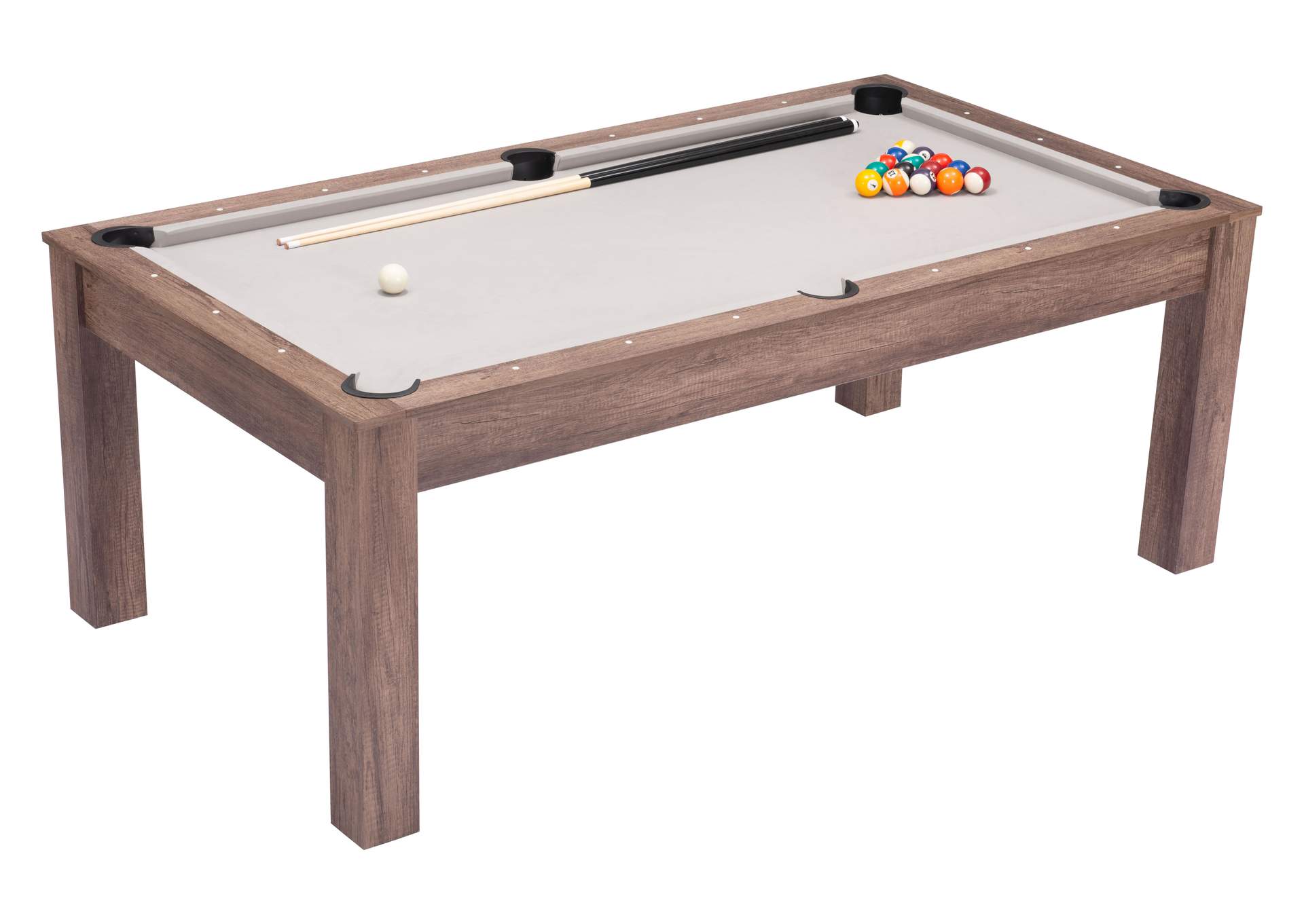 Bonkers 3 In 1 Table Brown With Pool Accessories,Zuo