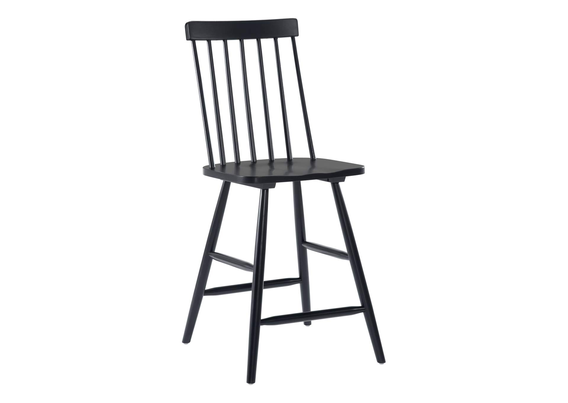 Ashley Counter Stool (Set Of 2) Black,Zuo