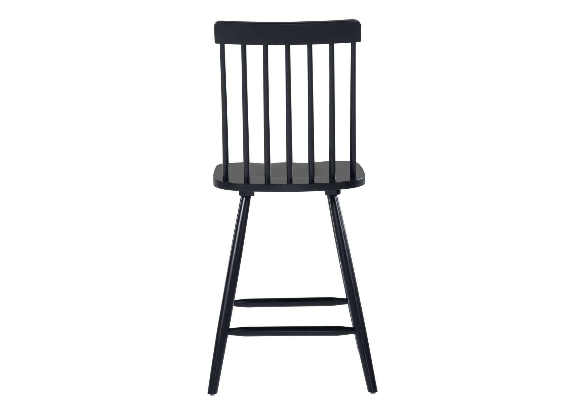 Ashley Counter Stool (Set Of 2) Black,Zuo
