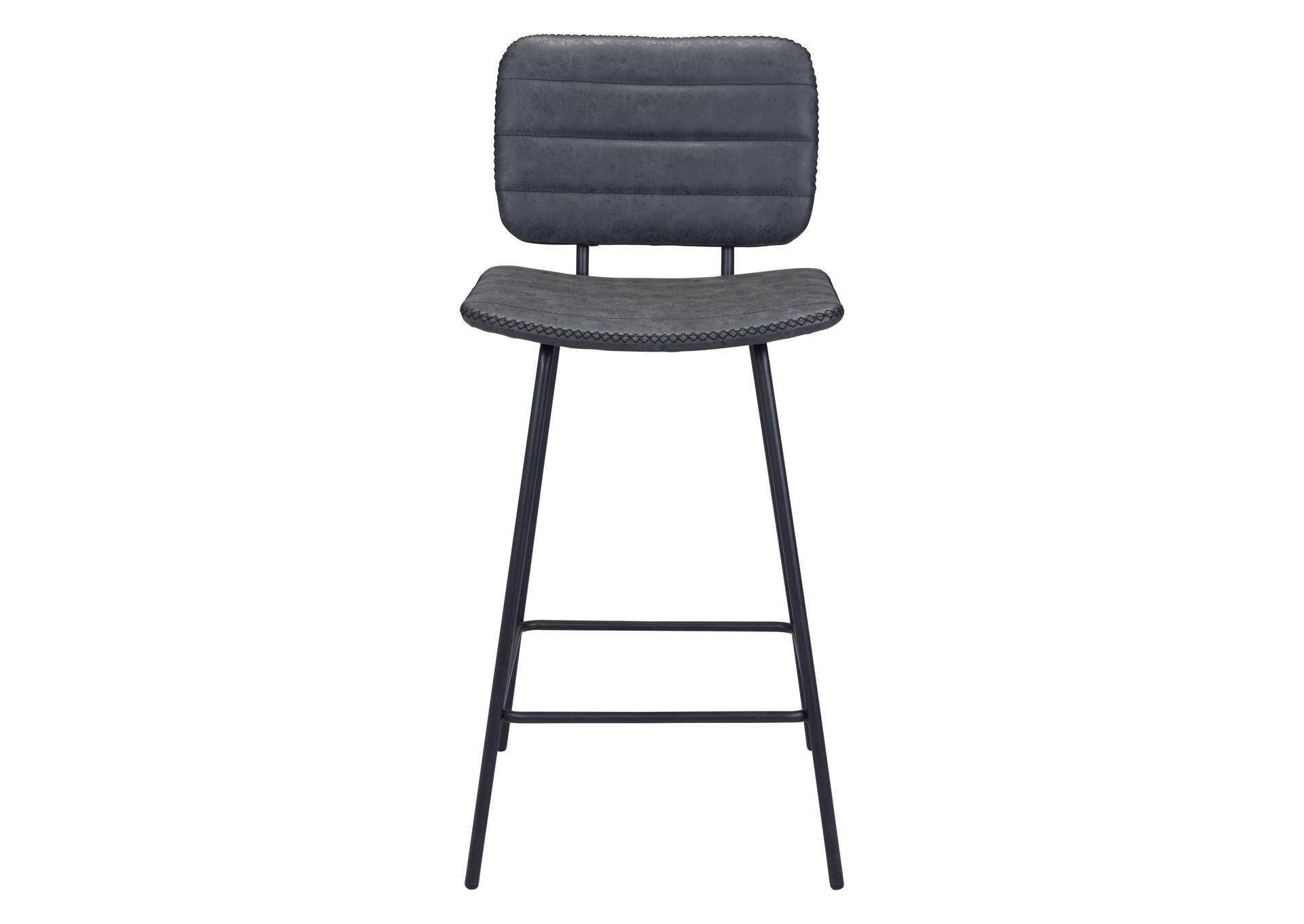 Boston Counter Stool (Set Of 2) Vintage Black,Zuo