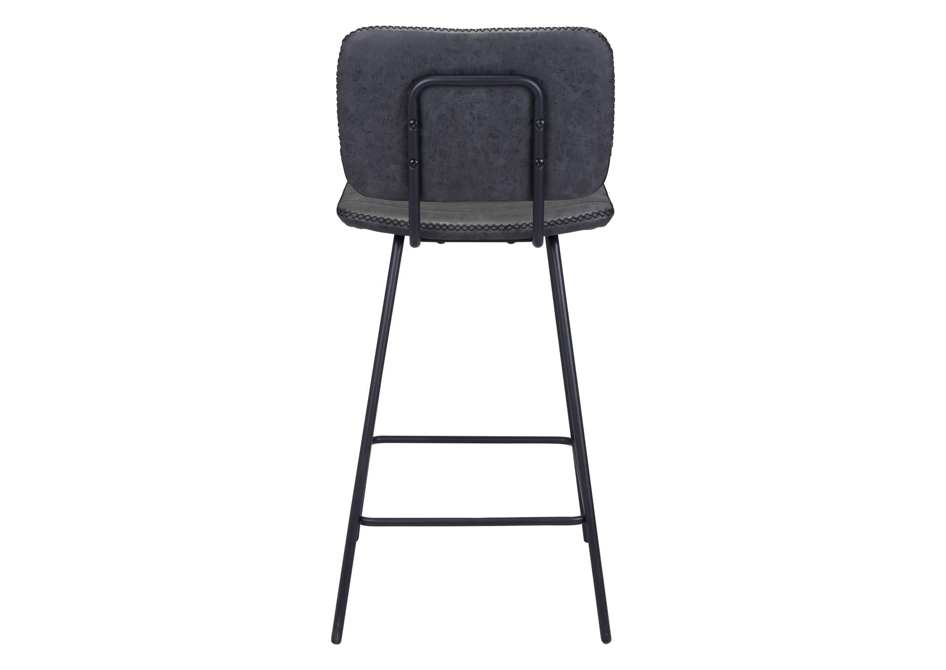 Boston Counter Stool (Set Of 2) Vintage Black,Zuo