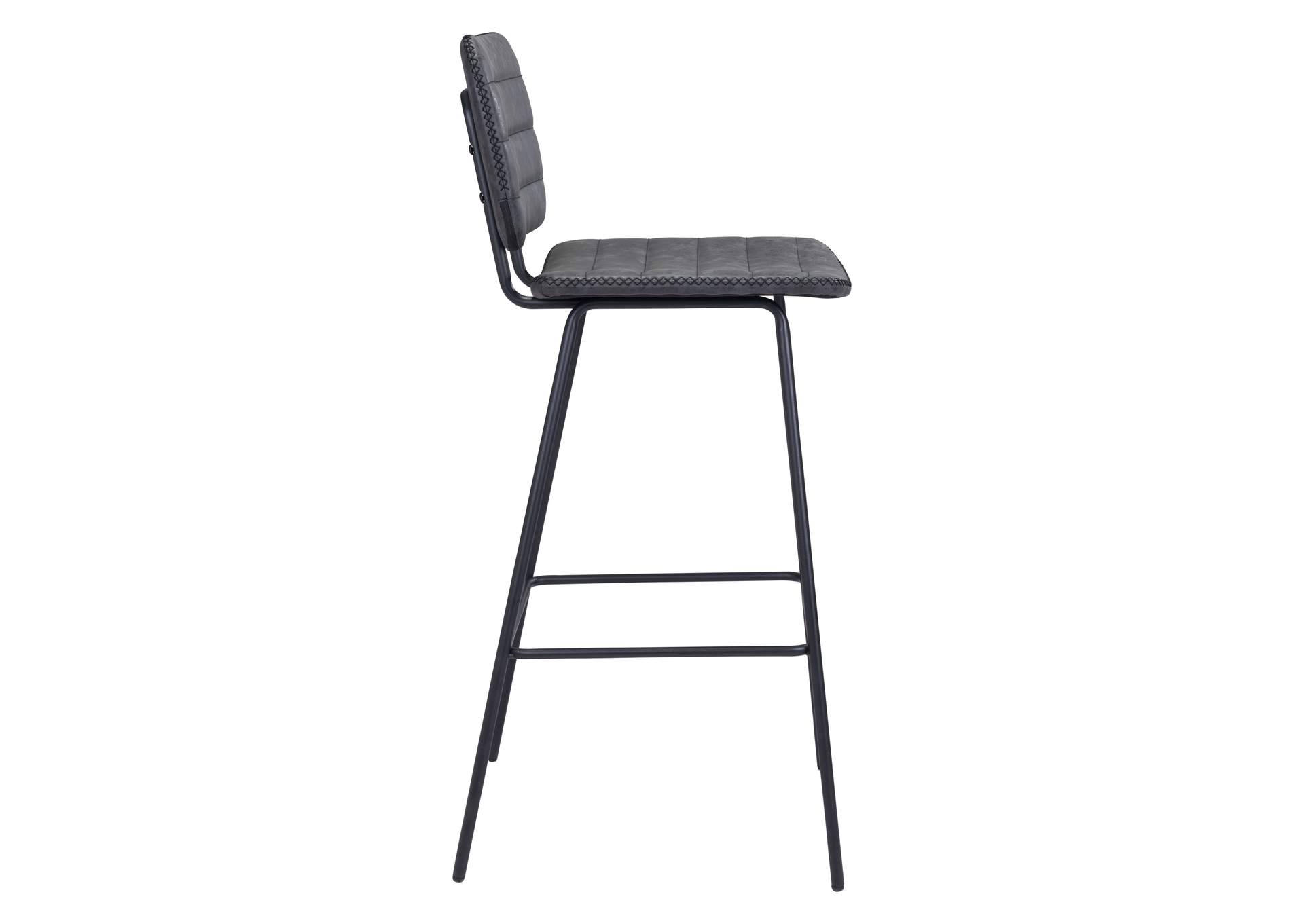 Boston Barstool (Set Of 2) Vintage Black,Zuo