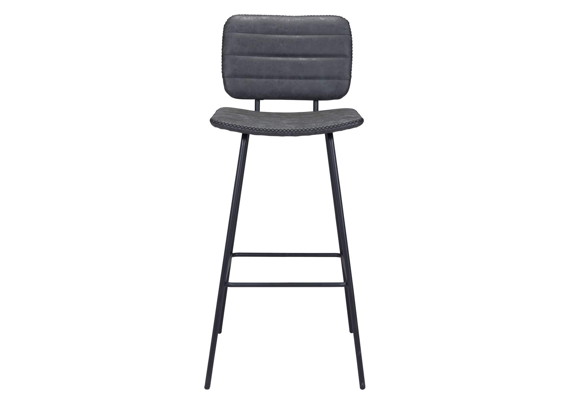 Boston Barstool (Set Of 2) Vintage Black,Zuo