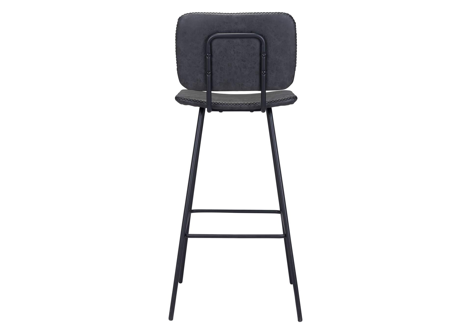 Boston Barstool (Set Of 2) Vintage Black,Zuo