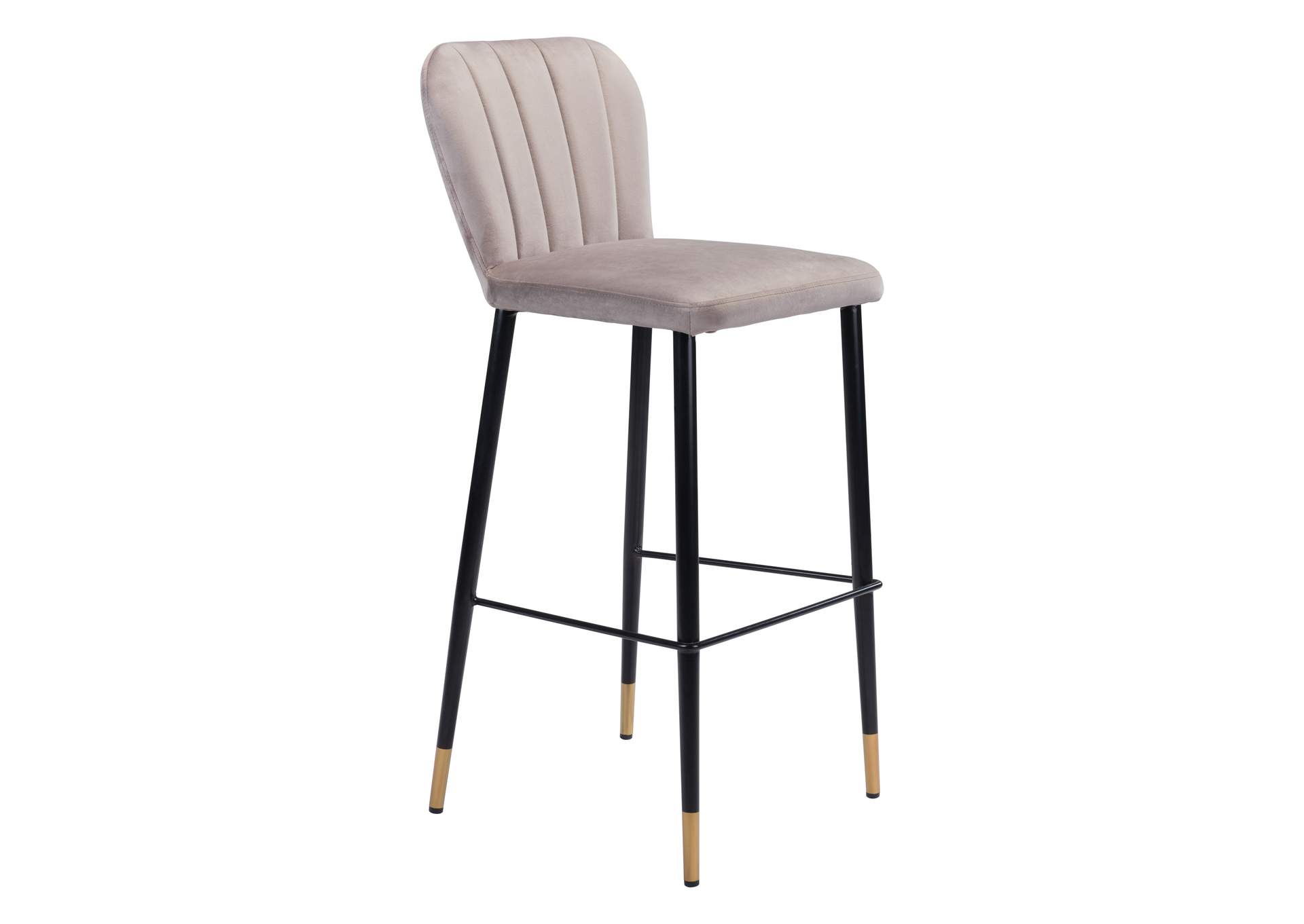 Manchester Barstool (Set Of 2) Gray,Zuo