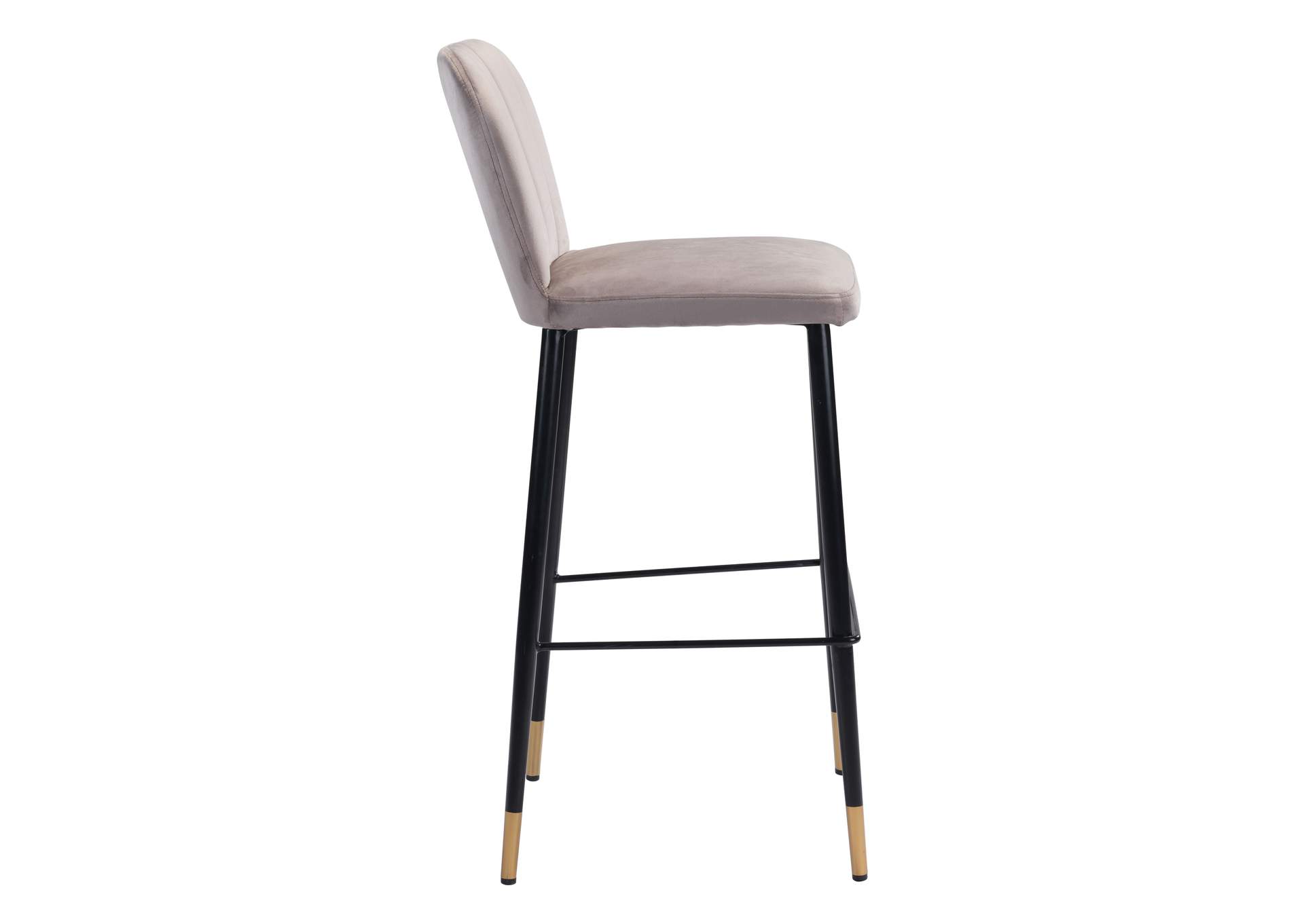 Manchester Barstool (Set Of 2) Gray,Zuo