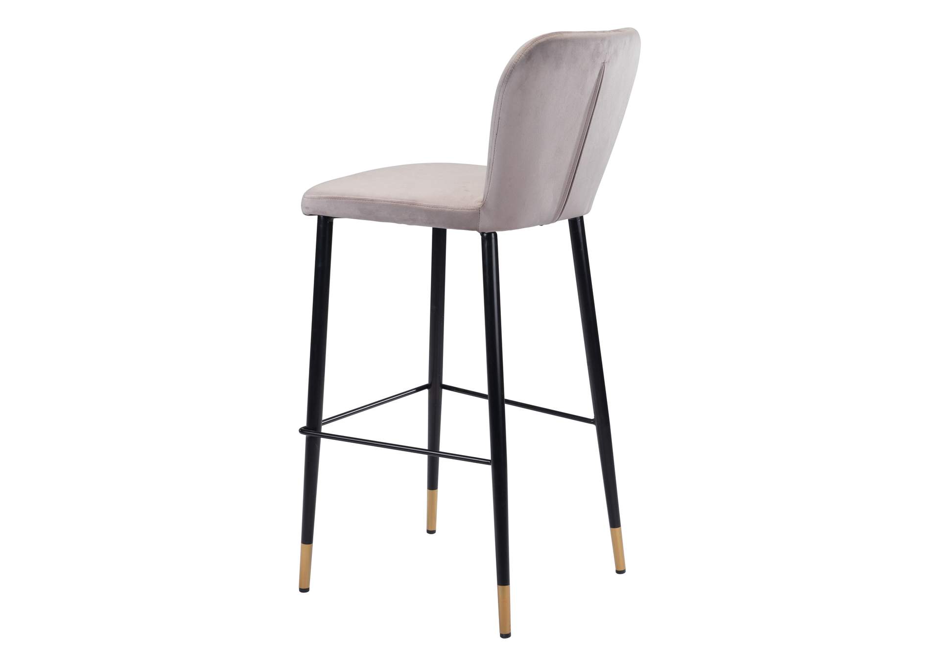 Manchester Barstool (Set Of 2) Gray,Zuo