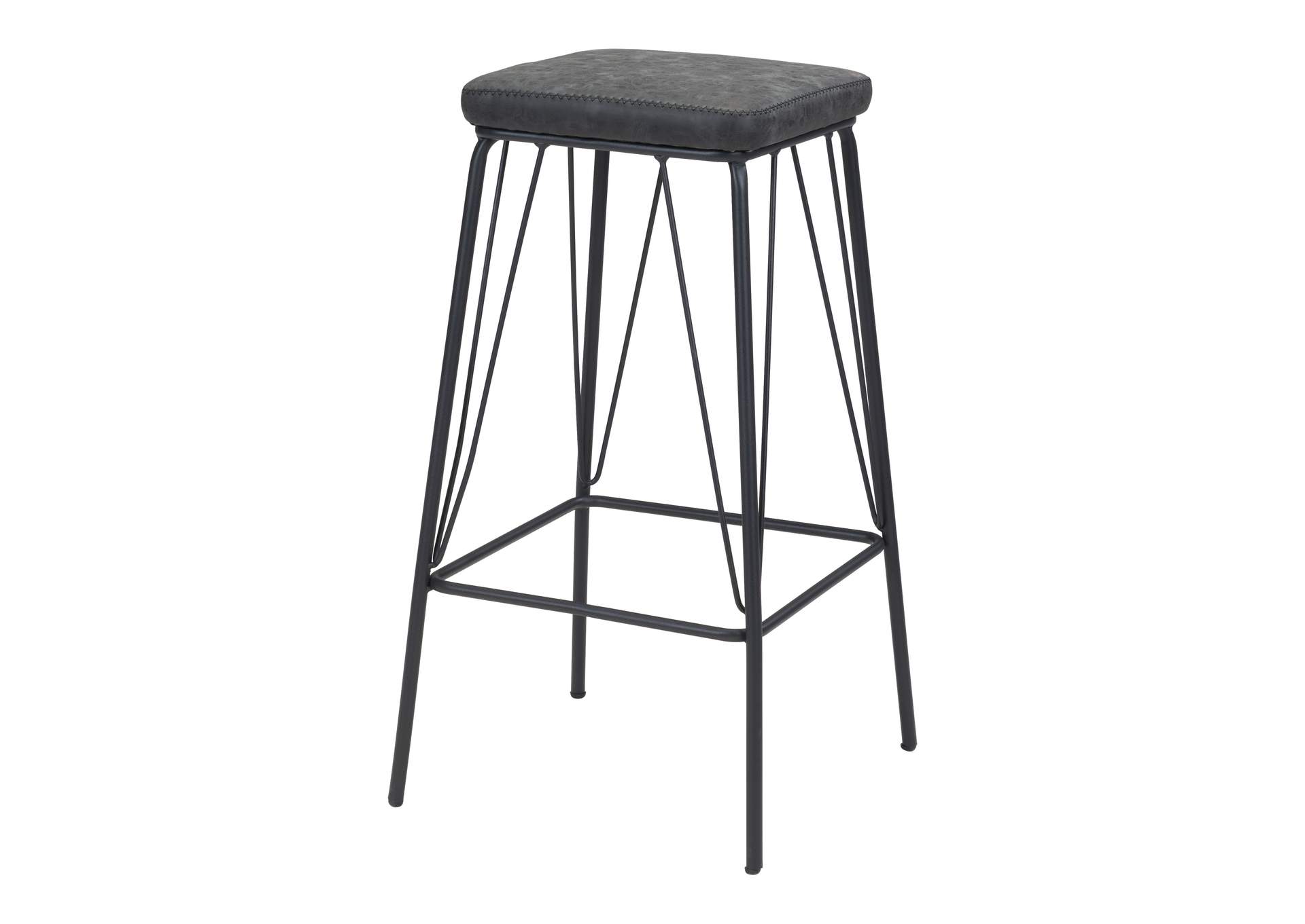 Samuel Barstool (Set Of 2) Vintage Black,Zuo
