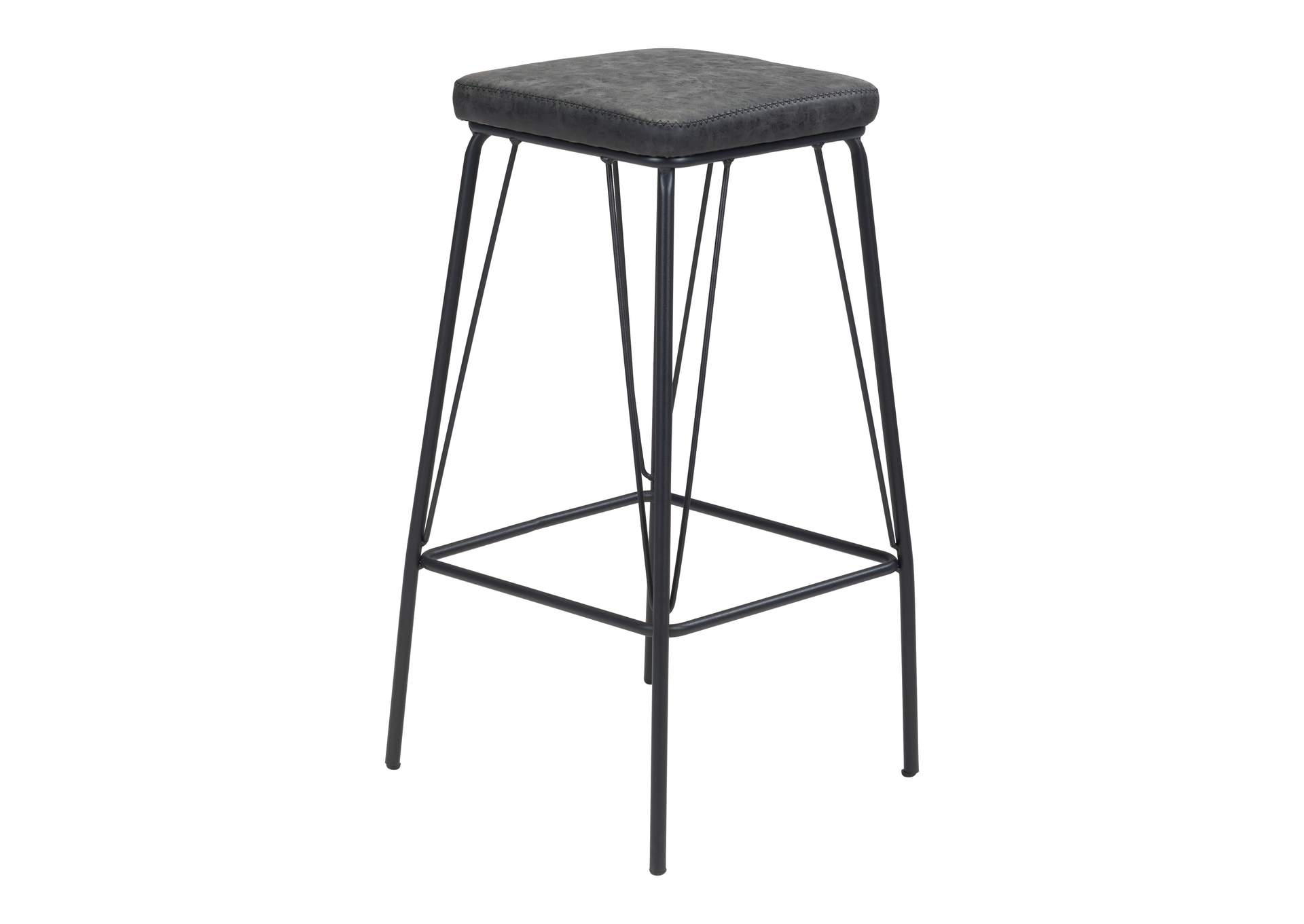 Samuel Barstool (Set Of 2) Vintage Black,Zuo