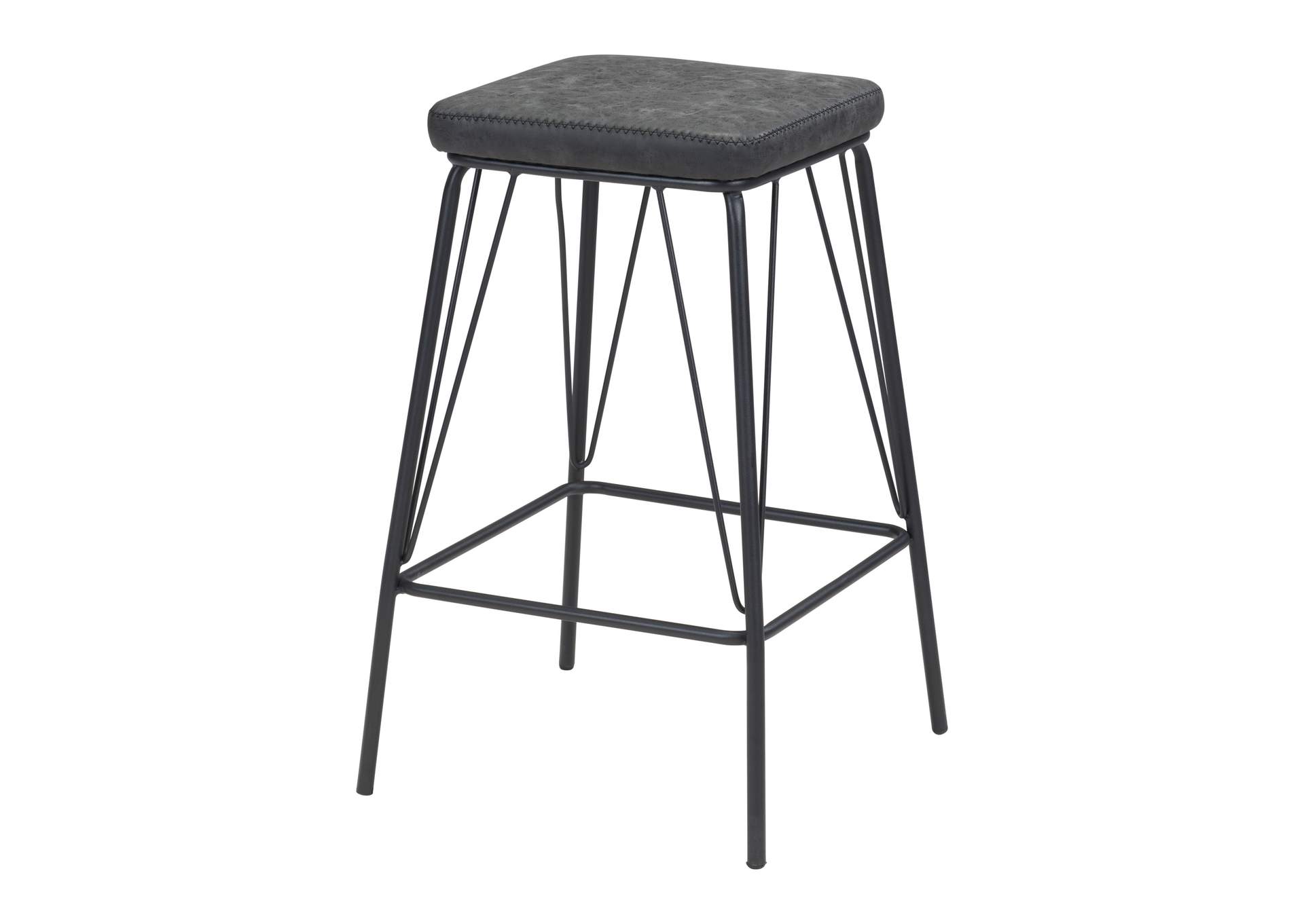 Samuel Counter Stool (Set Of 2) Vintage Black,Zuo