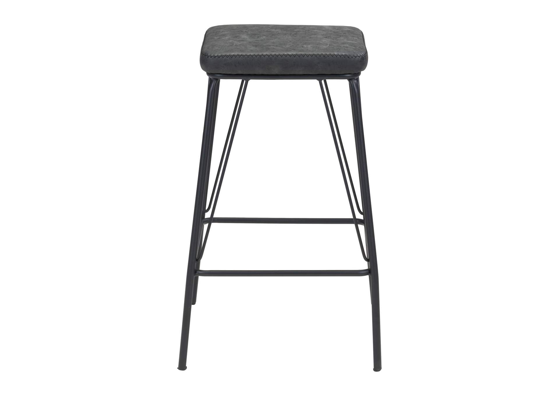 Samuel Counter Stool (Set Of 2) Vintage Black,Zuo