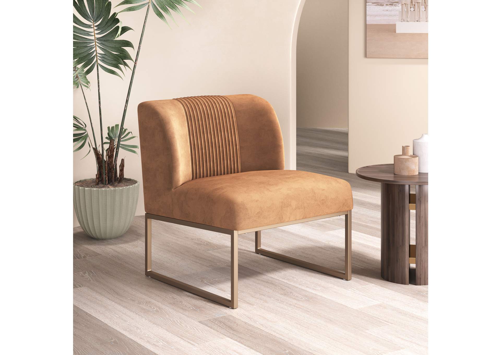 Sante Fe Accent Chair Brown,Zuo