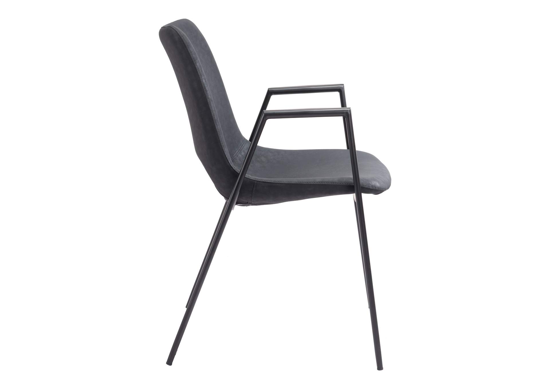 Desi Dining Chair (Set Of 2) Black,Zuo