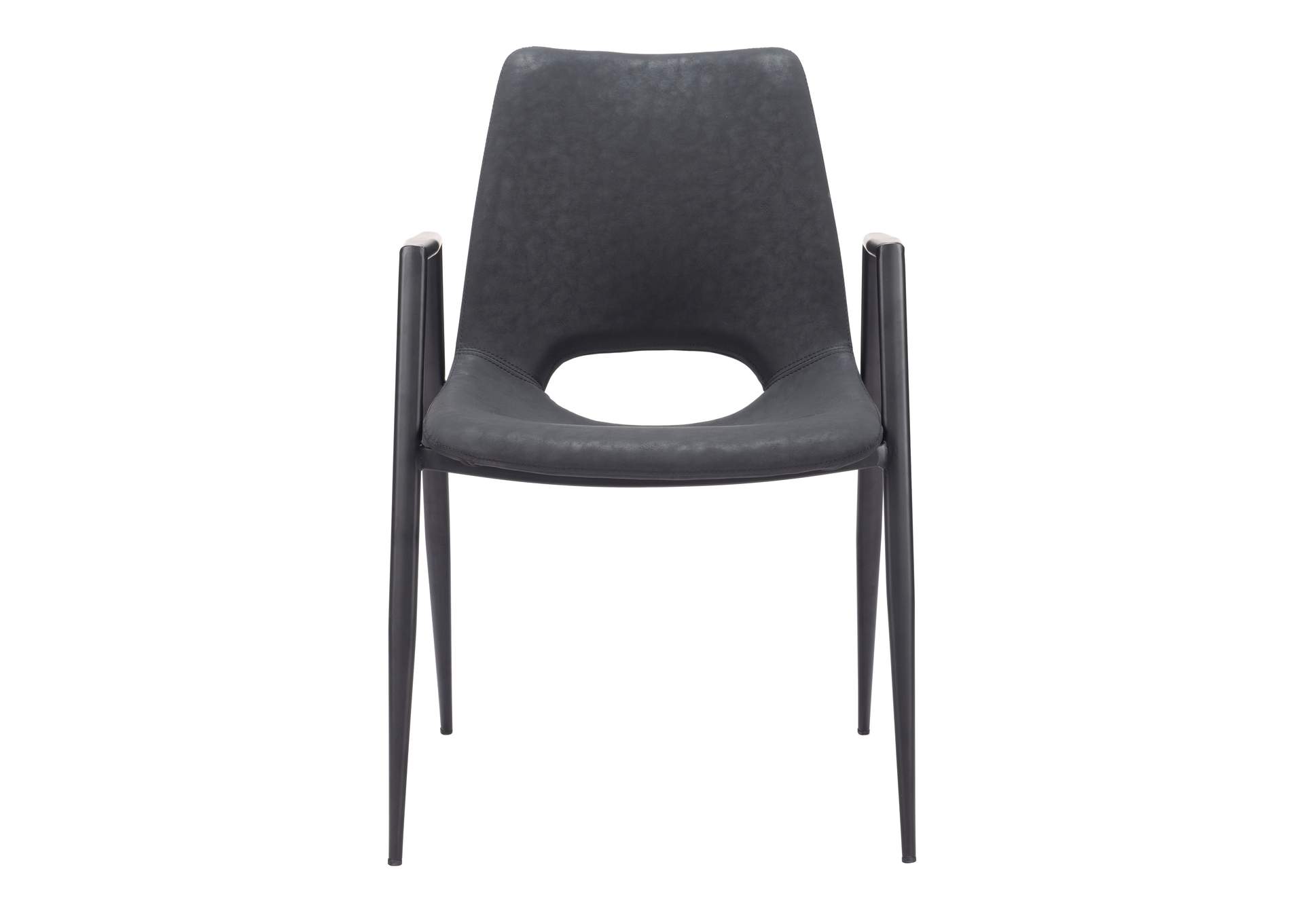 Desi Dining Chair (Set Of 2) Black,Zuo
