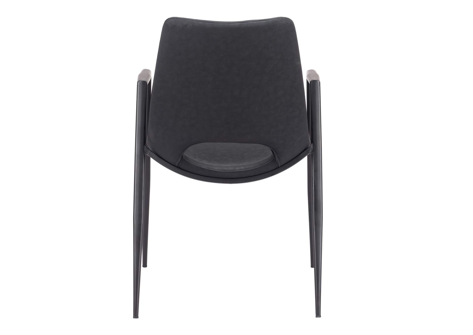 Desi Dining Chair (Set Of 2) Black,Zuo