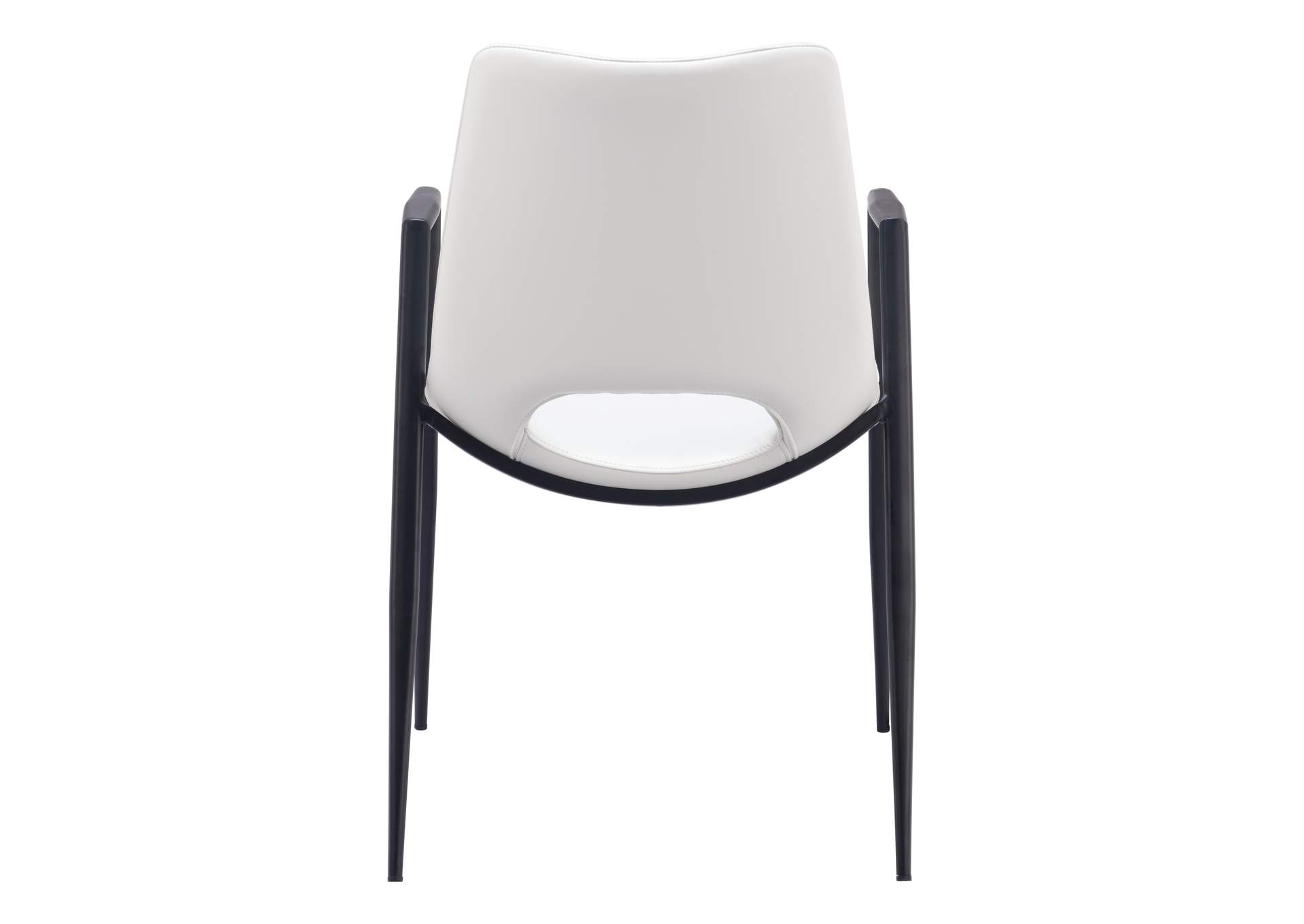 Desi Dining (Set Of 2) Chair White,Zuo