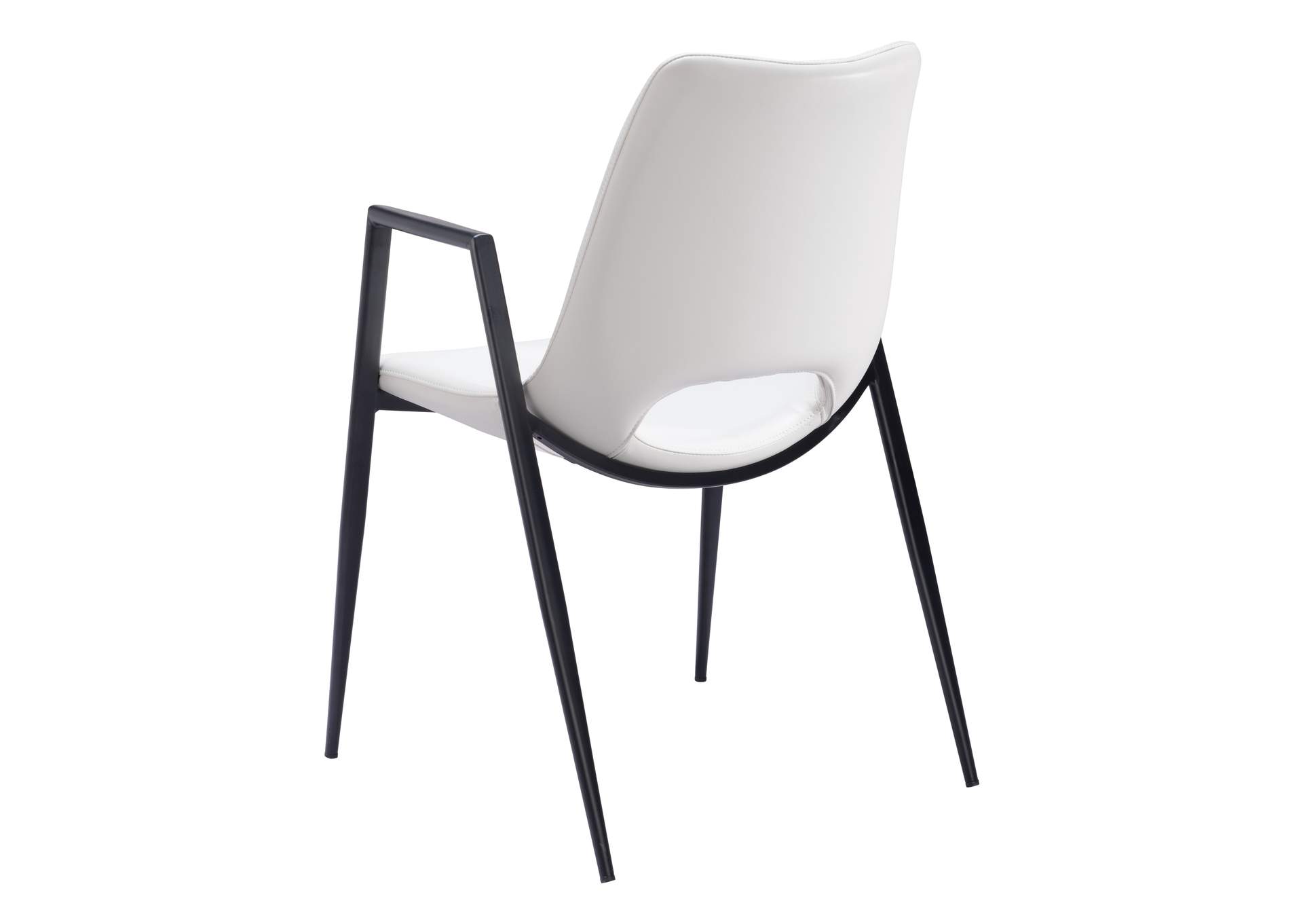 Desi Dining (Set Of 2) Chair White,Zuo