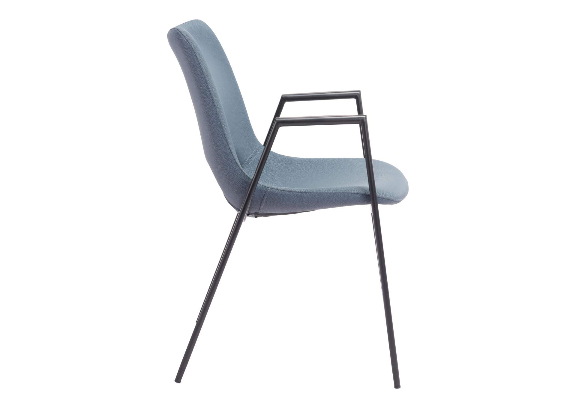 Desi Dining Chair (Set Of 2) Blue,Zuo