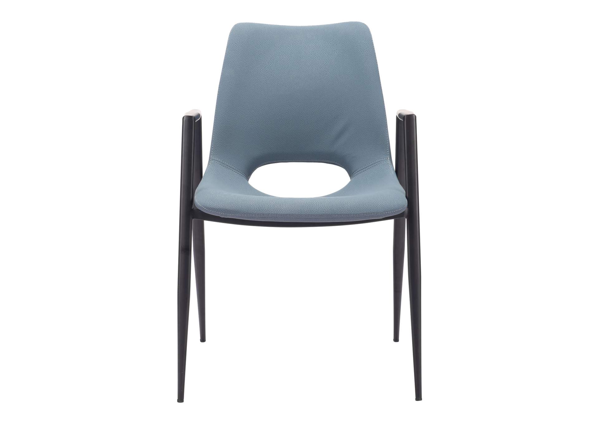 Desi Dining Chair (Set Of 2) Blue,Zuo