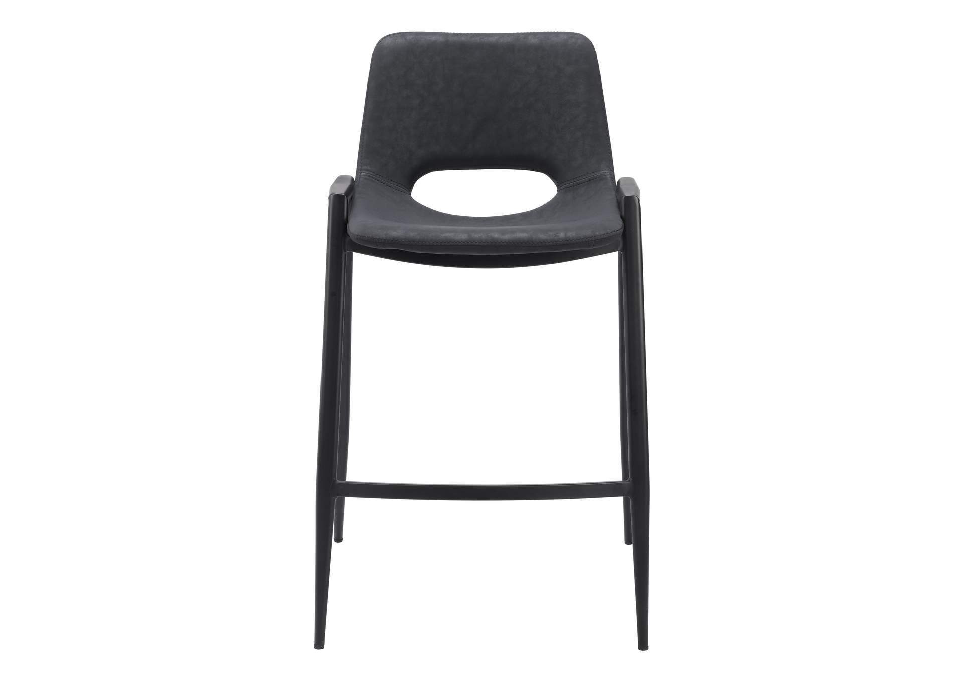Desi Counter Stool (Set Of 2) Black,Zuo