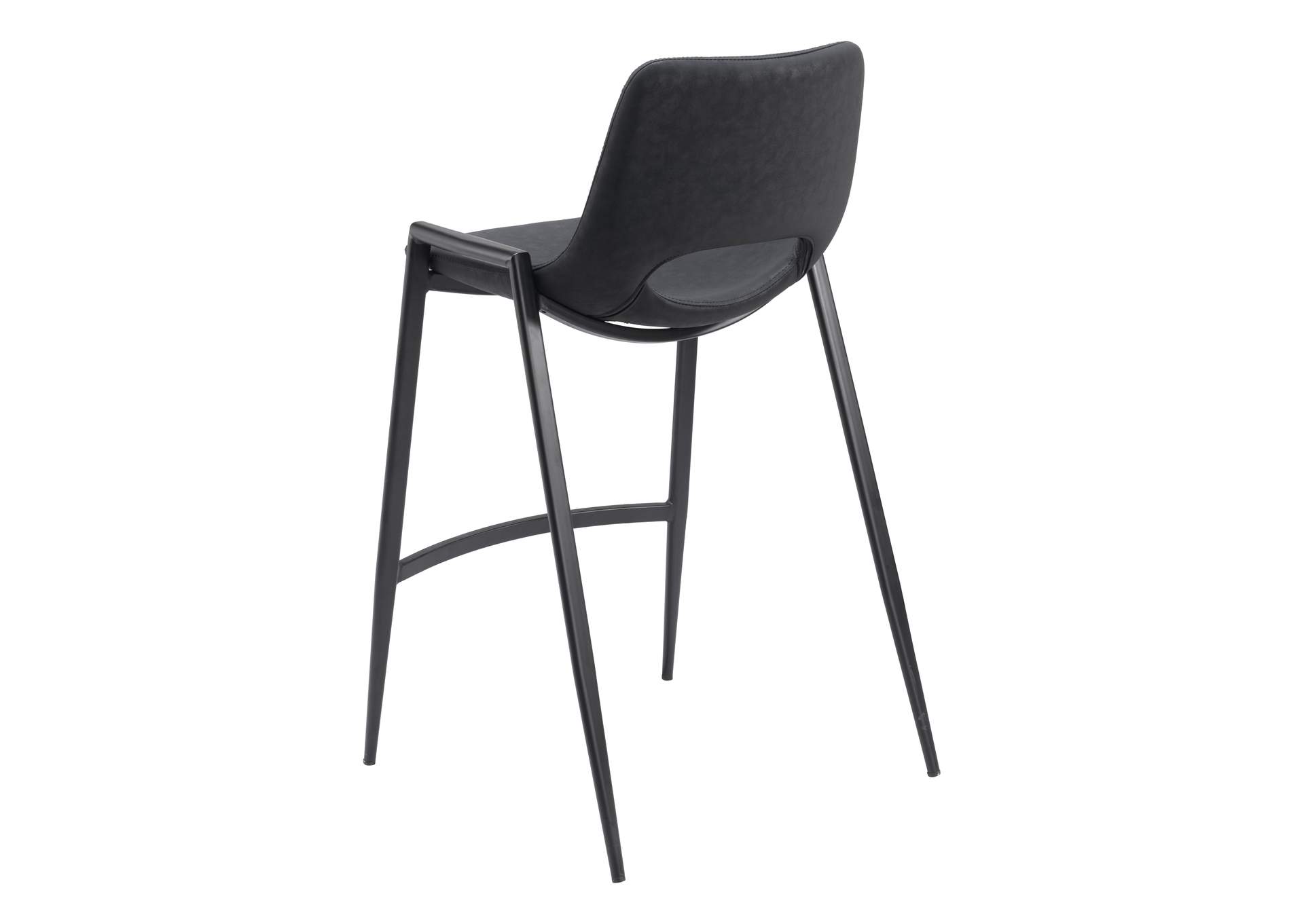 Desi Counter Stool (Set Of 2) Black,Zuo