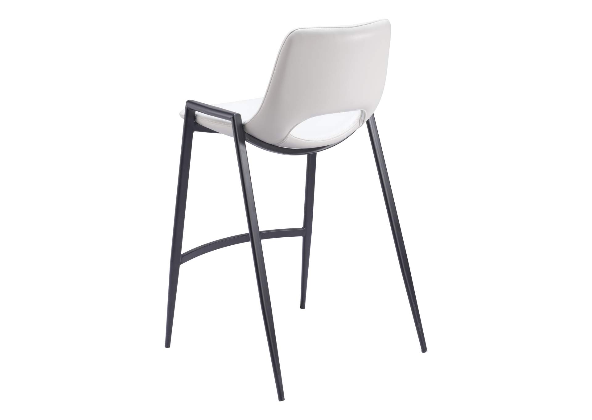 Desi Counter Stool (Set Of 2) White,Zuo